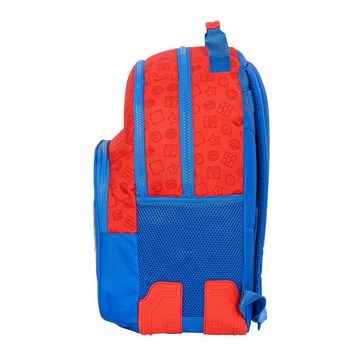 Super Mario Rucksack Super mario Kinder-Rucksack Super Mario Rot Blau 32 x 42 x 15 cm