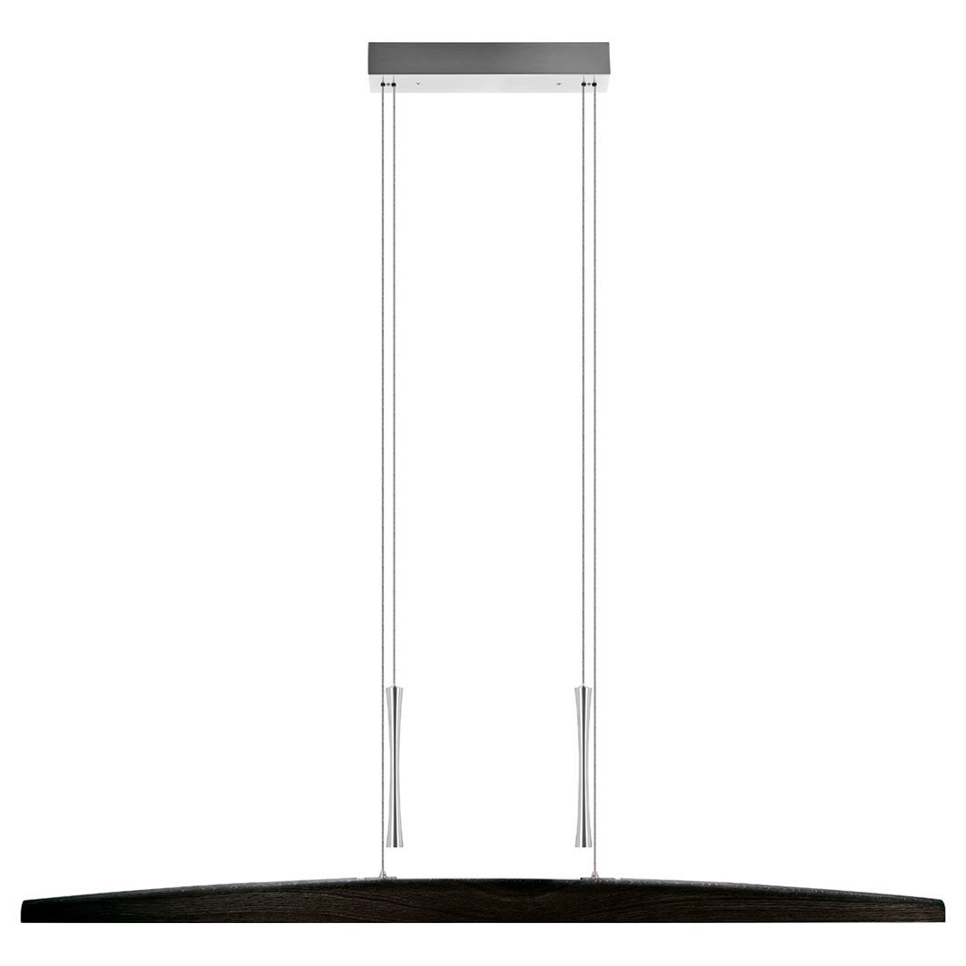 HerzBlut LED-Hängeleuchte Arco LED Ober- und Unterlicht, Alu LED-Leiste Acryl satiniert, wechselbar