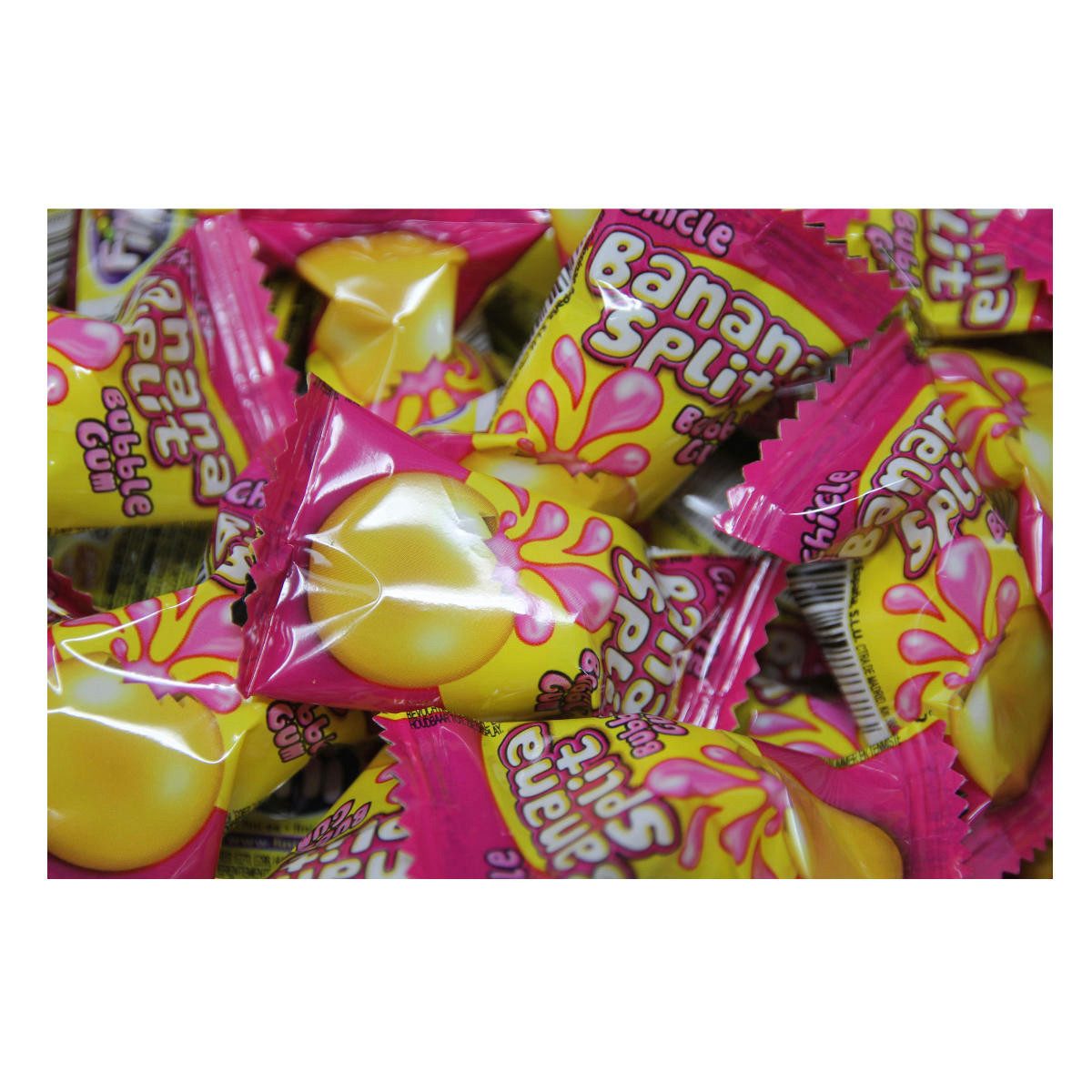 Fini Süßigkeit, Boom Bubble Gum Banana Split Kaugummi glutenfrei 200 Stück Display