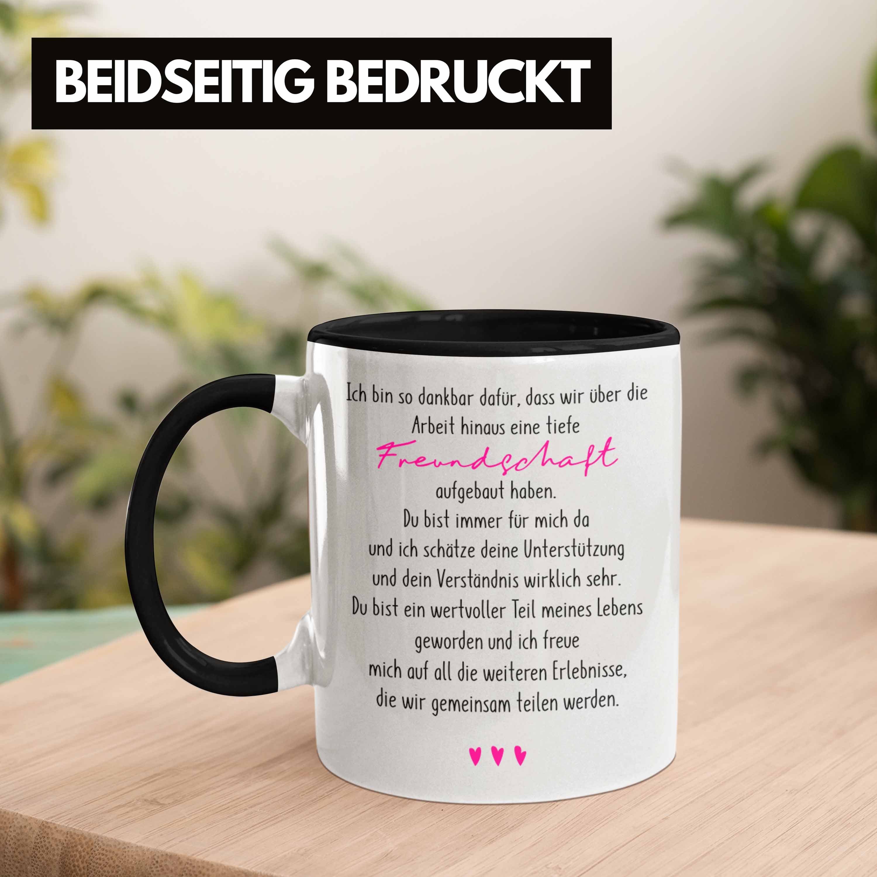 Schwarz Kollegin Tasse Trendation Geschenk Trendation Arbeitskollegin Tasse -