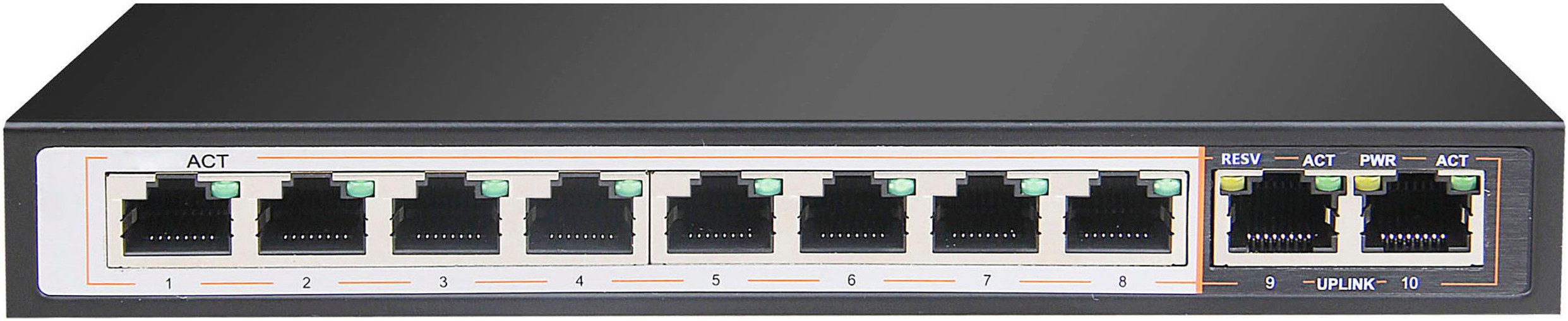 LUPUS ELECTRONICS 10 Kanal Gigabit PoE Switch Smart-Home-Zubehör