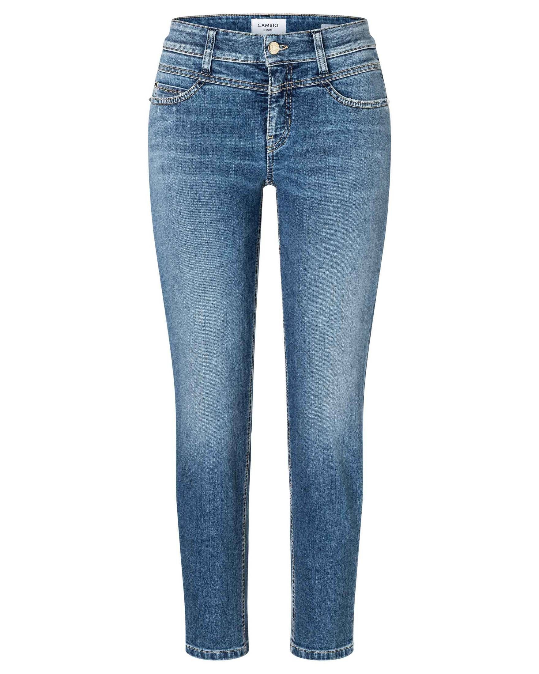 Cambio 5-Pocket-Jeans Damen Jeans POSH Slim Fit (1-tlg)