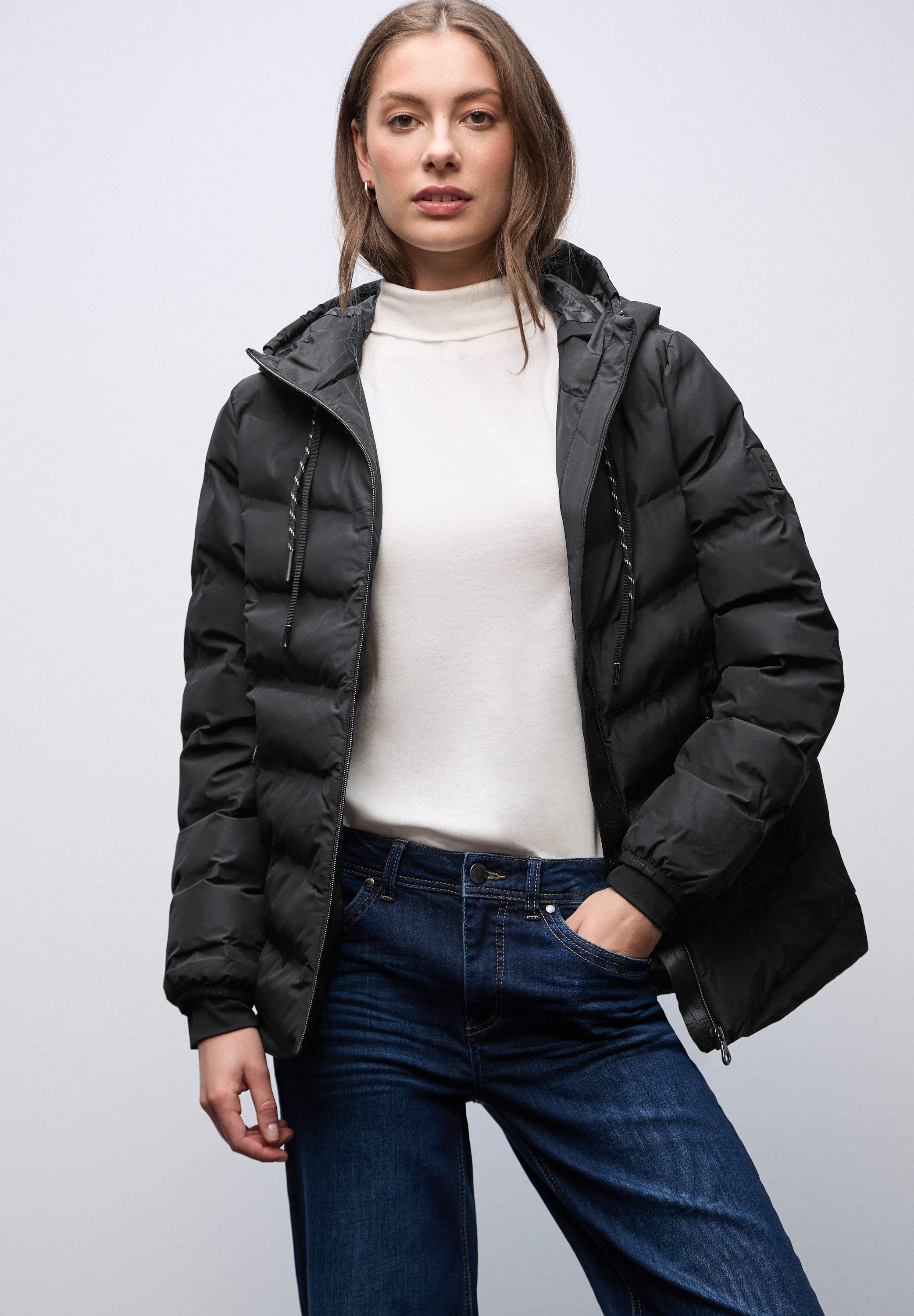 STREET ONE Steppjacke mit Kapuze