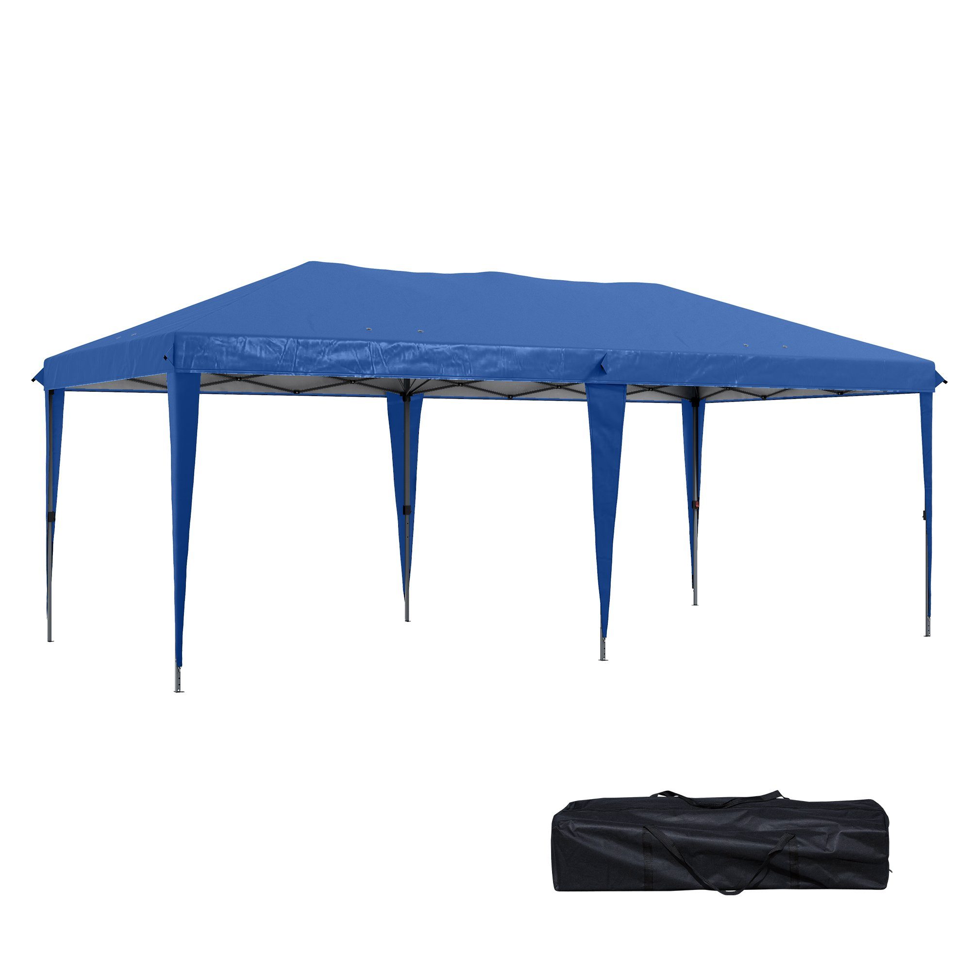 Outsunny Faltpavillon Gartenzelt, Partyzelt, faltbar, wetterbeständig, günstig online kaufen