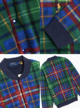 Ralph Lauren Winterjacke POLO RALPH LAUREN PLAID FLEECE BASEBALL JACKET BASEBALL-JACKE BLOUSON