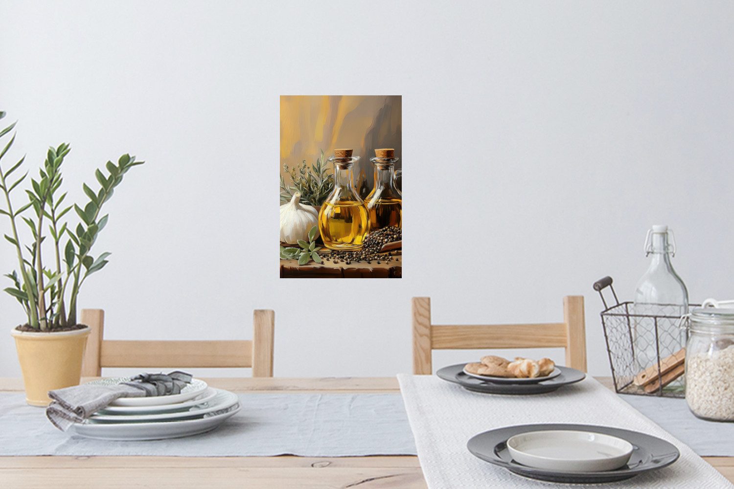 MuchoWow Wandsticker Stilleben - Olivenöl - günstig online kaufen