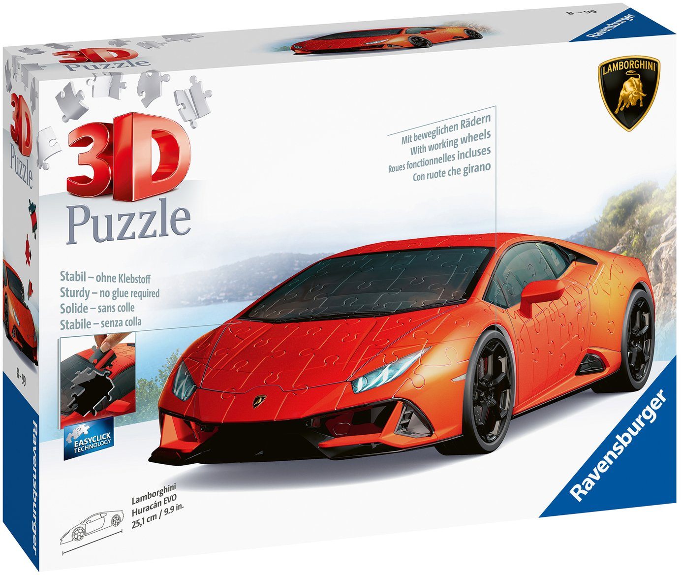 Image of 3D-Puzzle Lamborghini Huracan Evo, 108 Teile
