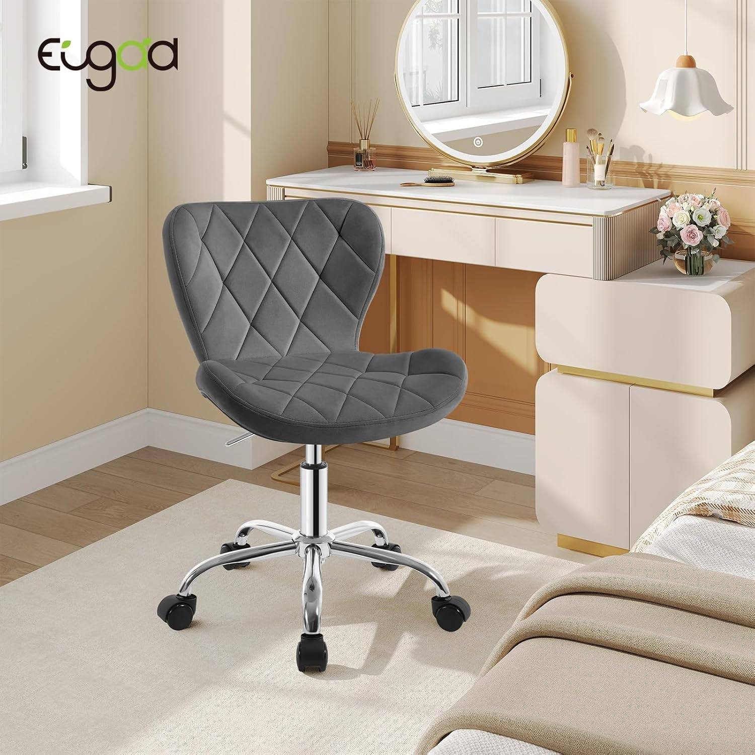 EUGAD Bürostuhl (1 St), höhenverstellbar, 360° günstig online kaufen