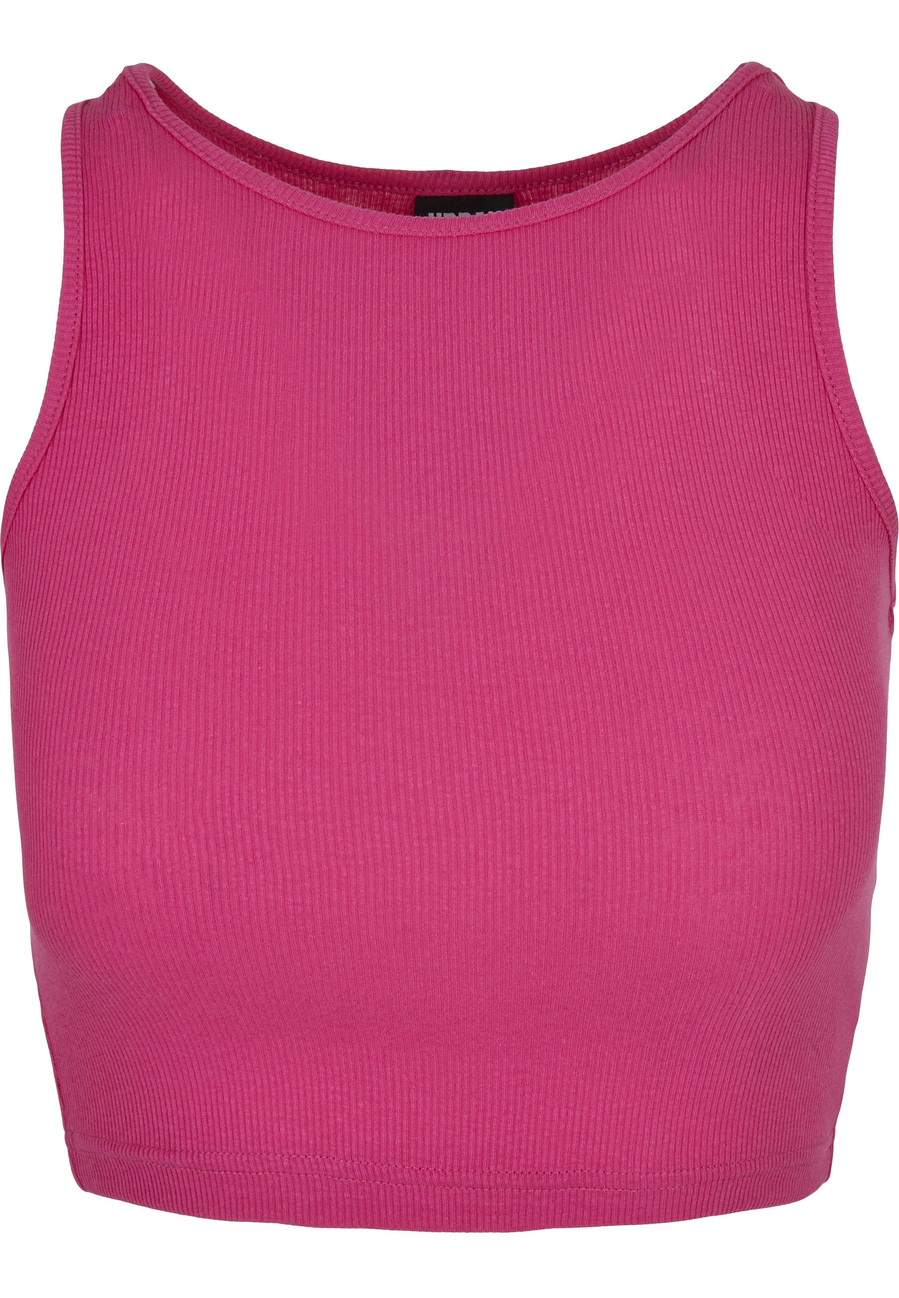 URBAN CLASSICS Tanktop Urban Classics Damen Ladies Cropped Rib Top (1-tlg) günstig online kaufen