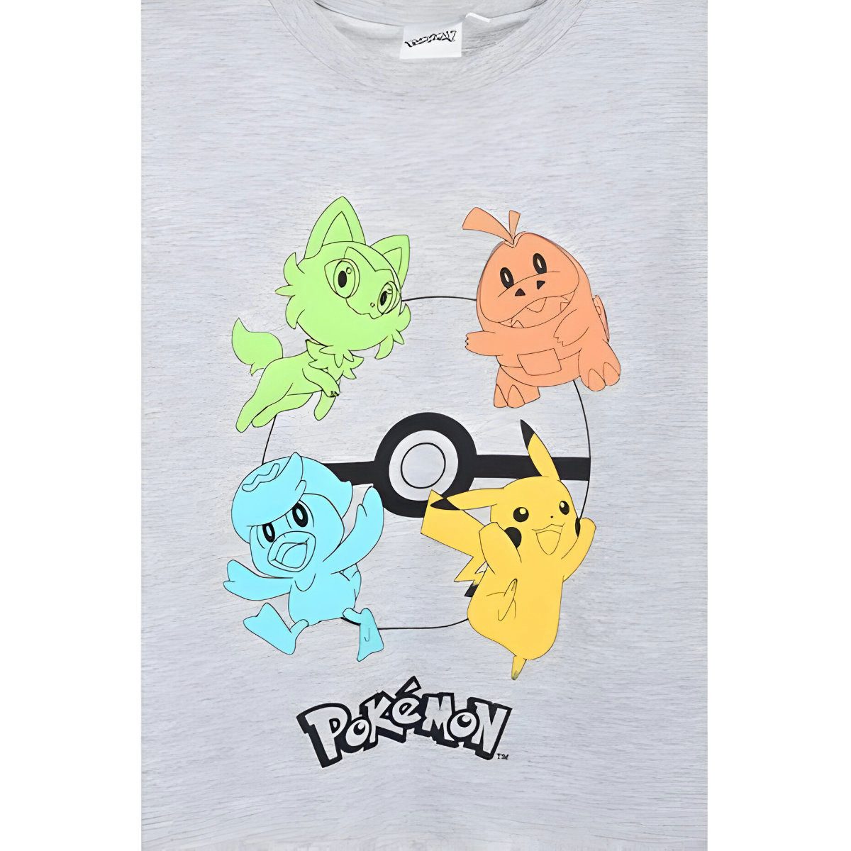 POKÉMON Langarmshirt Pokemon Pikachu Kinder langarm T-Shirt Shirt Gr. 104 - 152 100% Baumwolle
