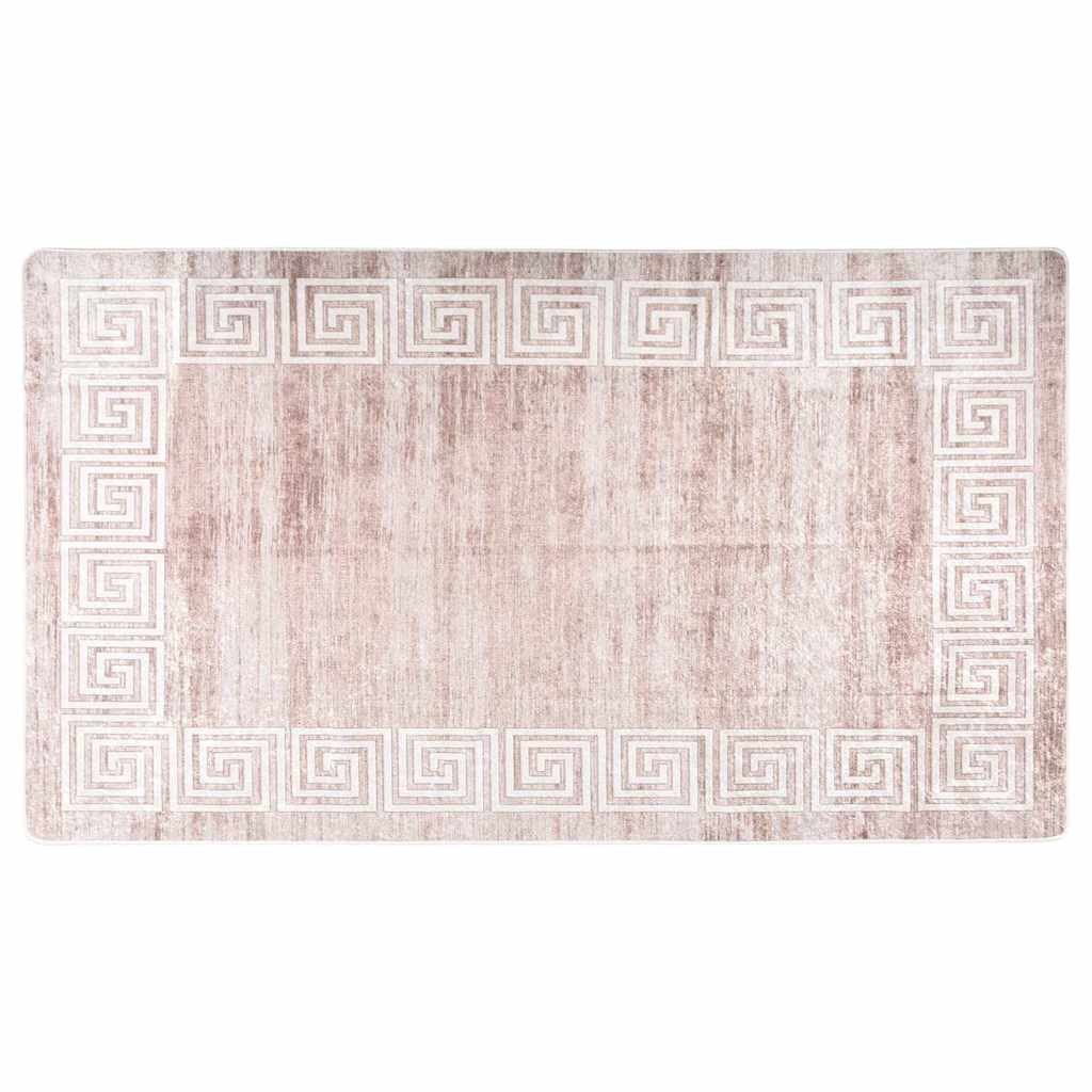 vidaXL Teppich Teppich Waschbar Beige 190x300 cm, Rechteckig