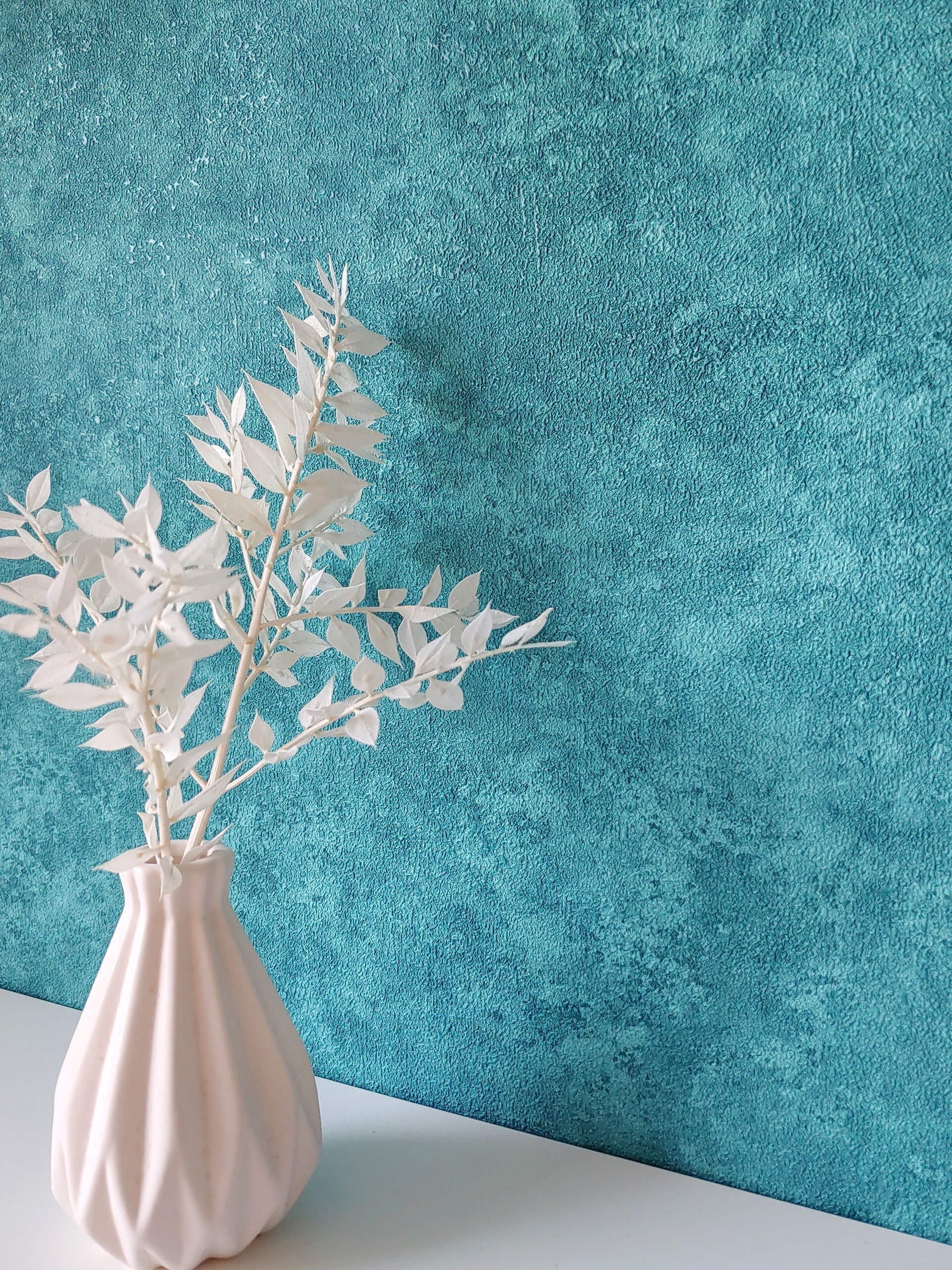 Newroom Vliestapete, Blau Tapete Uni Einfarbig - Unitapete Betontapete Mode günstig online kaufen