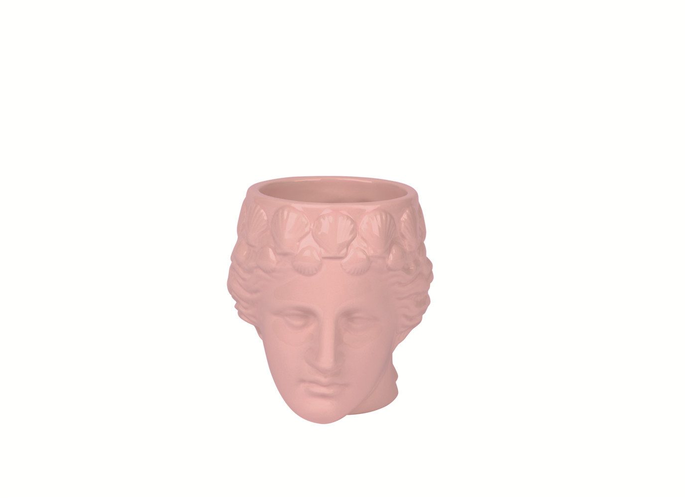 DOIY Becher Message Mugs Tasse Aphrodite, 1-tlg., Keramik, rosa, ca. 8 x 14 x 11 cm, für 400 ml