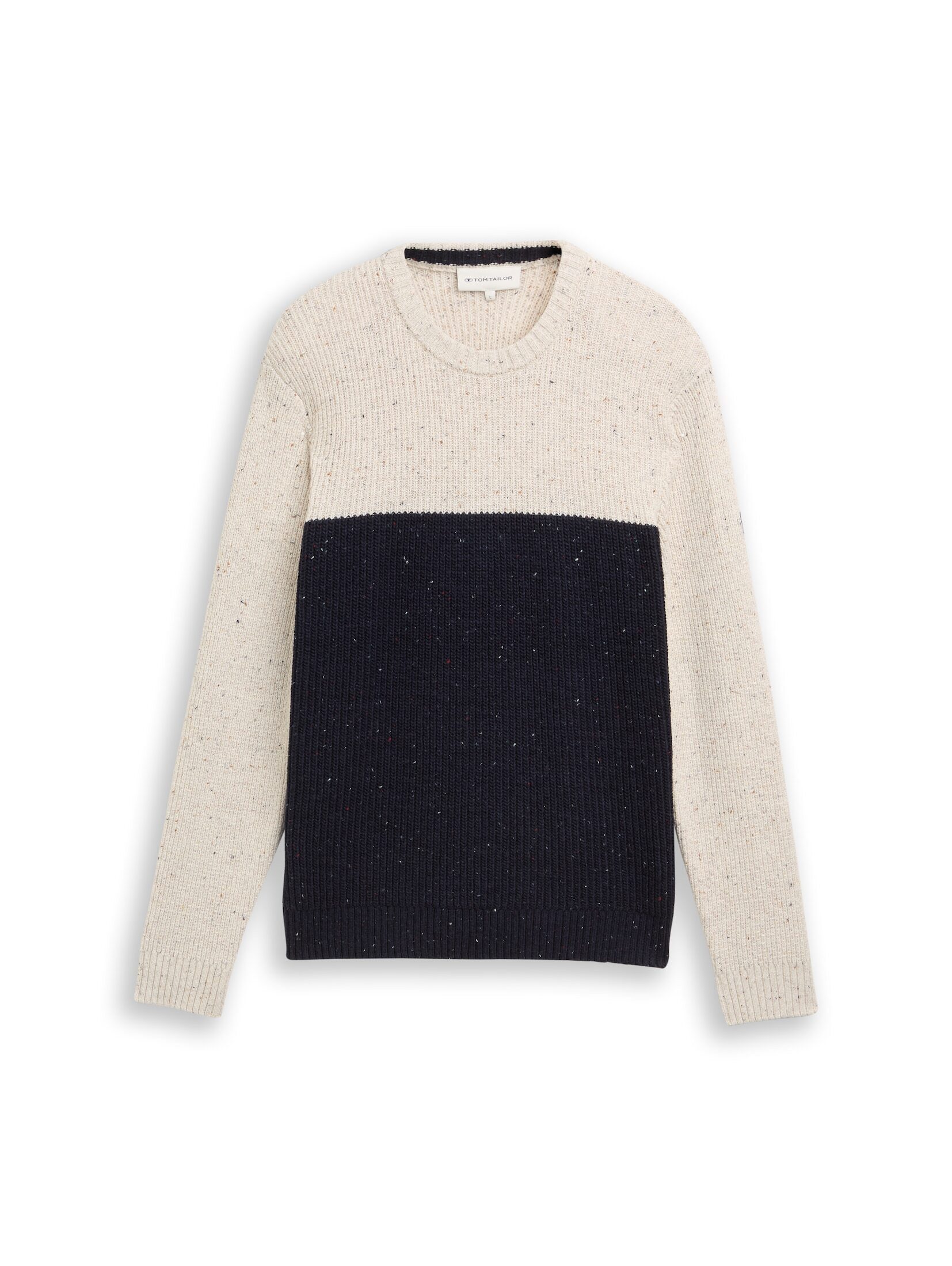 offwhite navy color block