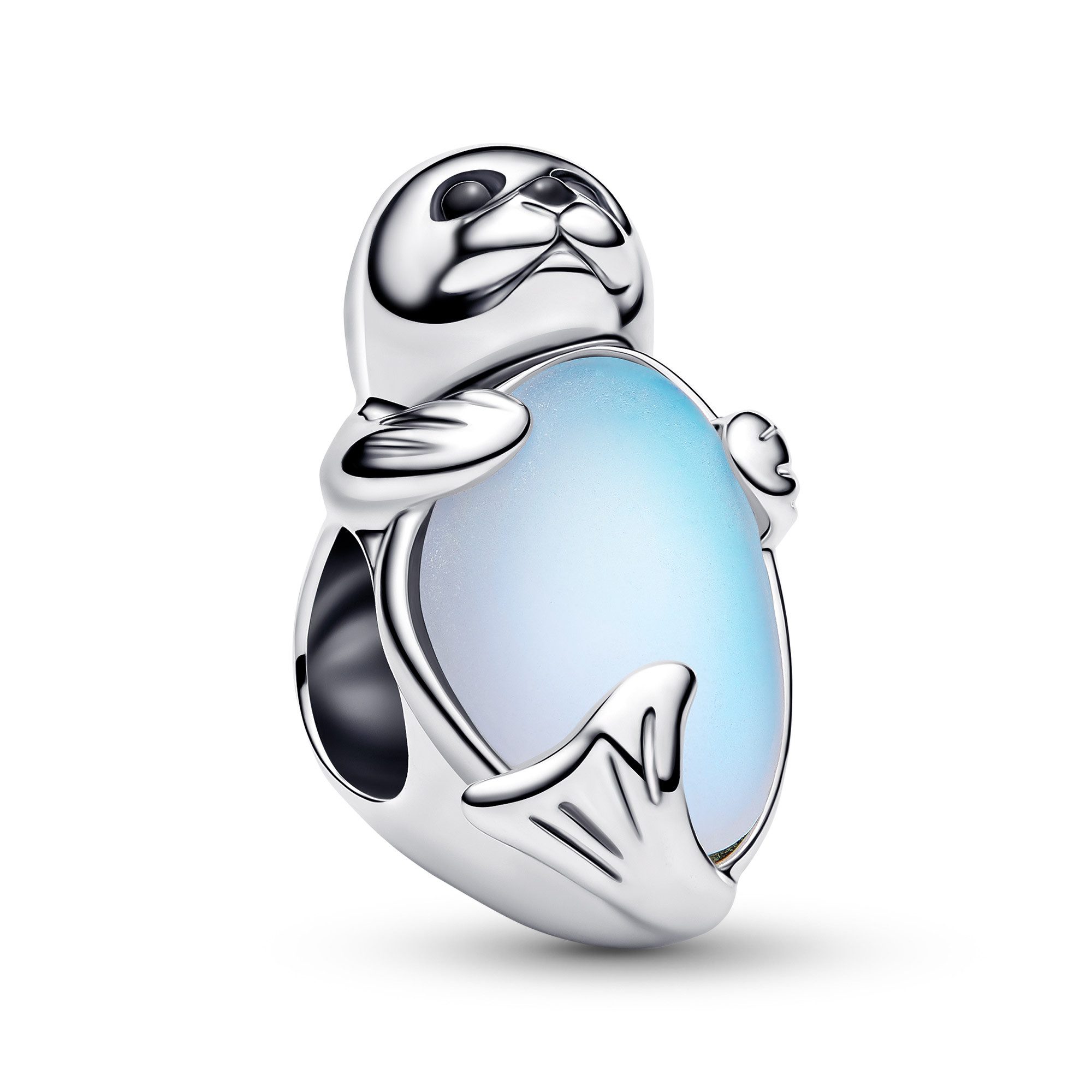 Pandora Bead Silber Charm Robbe