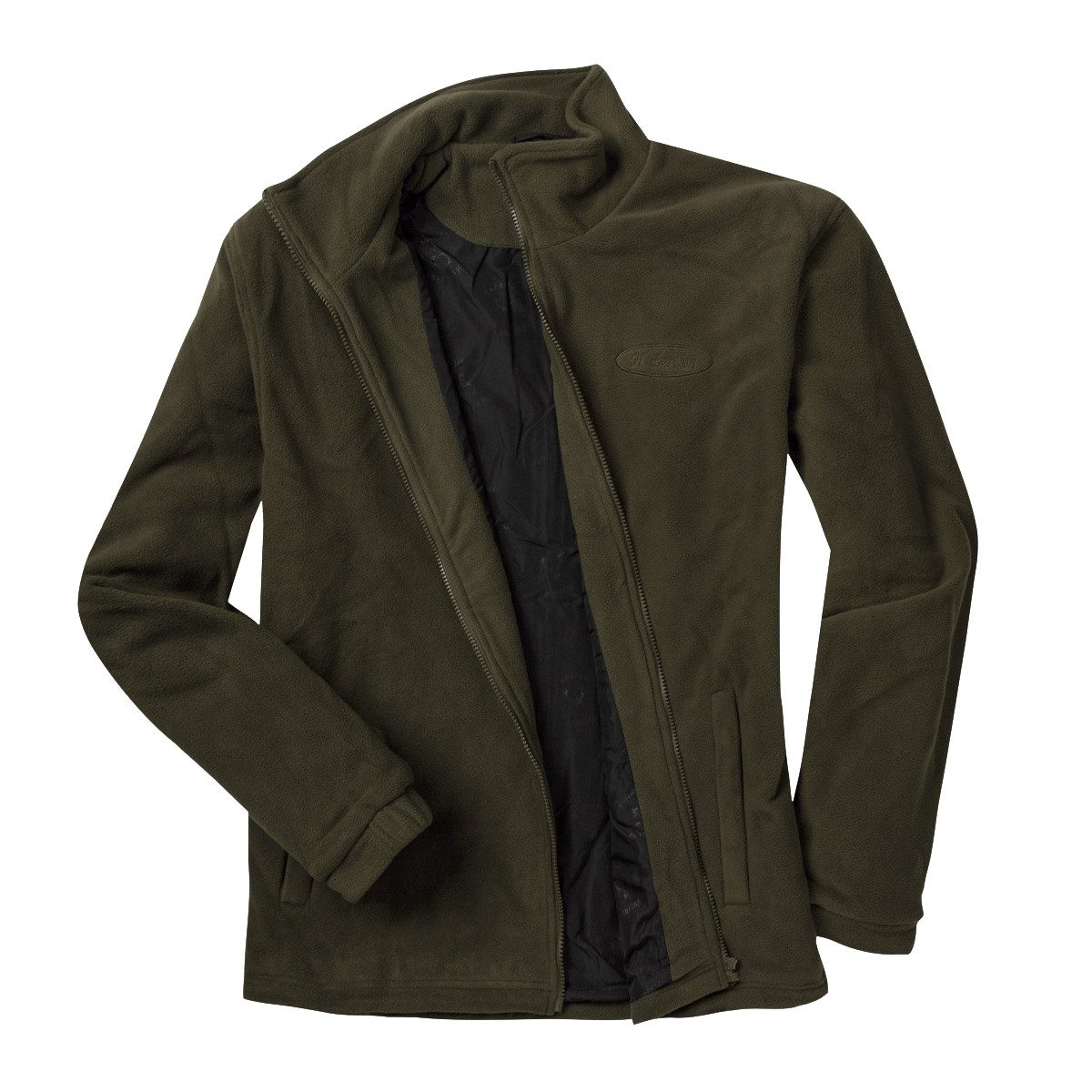Hubertus Fleecejacke Hubertus gefütterte Fleecejacke Übergröße oliv