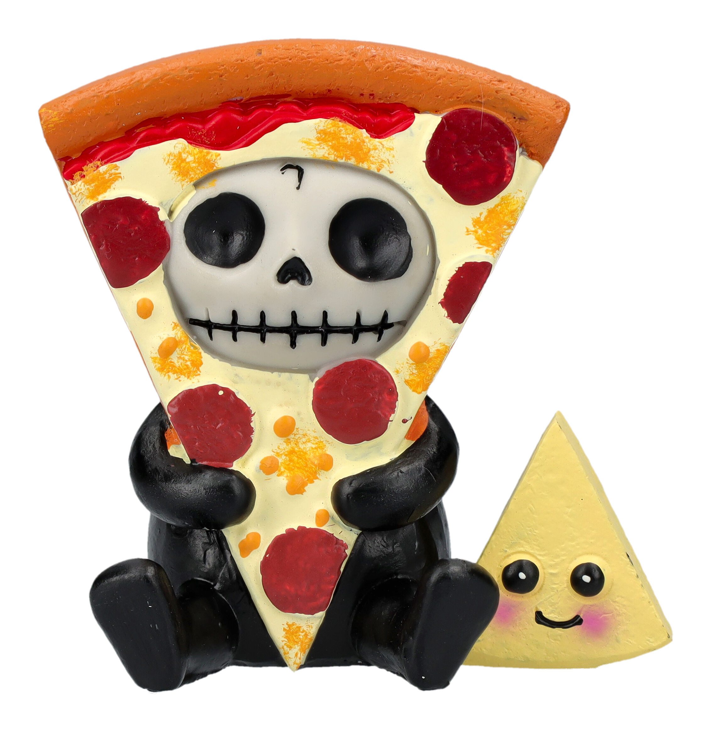 Figuren Shop GmbH Dekofigur Furrybones Figur - Pizza Peppi - Fantasy Dekofigur Dekoration Gothic