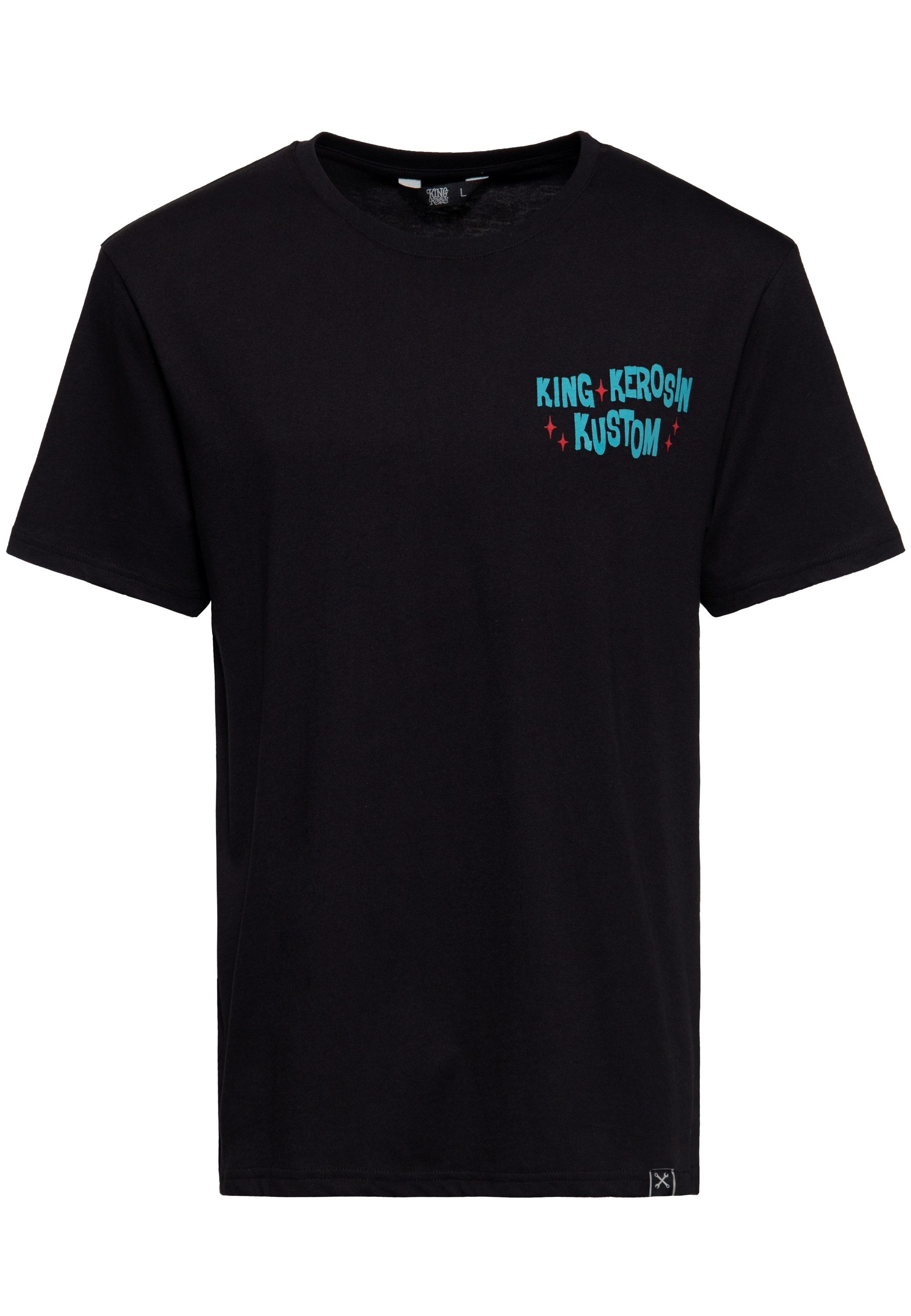 KingKerosin Print-Shirt Fuck It! (1-tlg) mit doppelseitigem Print