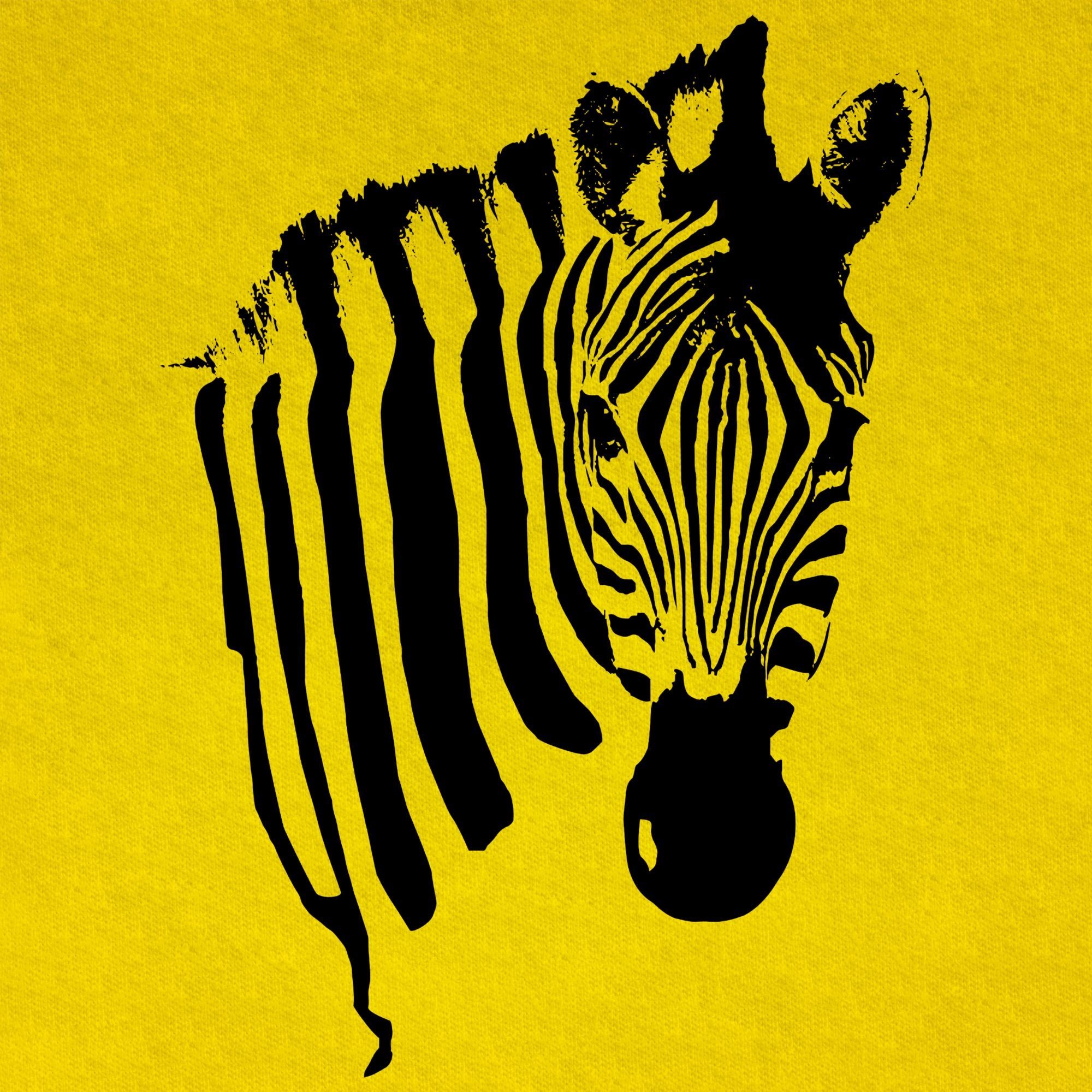 Shirtracer T-Shirt Geschenk Zebra I Zebramuster I Zebrastreifen I Zebra-Kostüm Safari I (1-tlg) Zebra