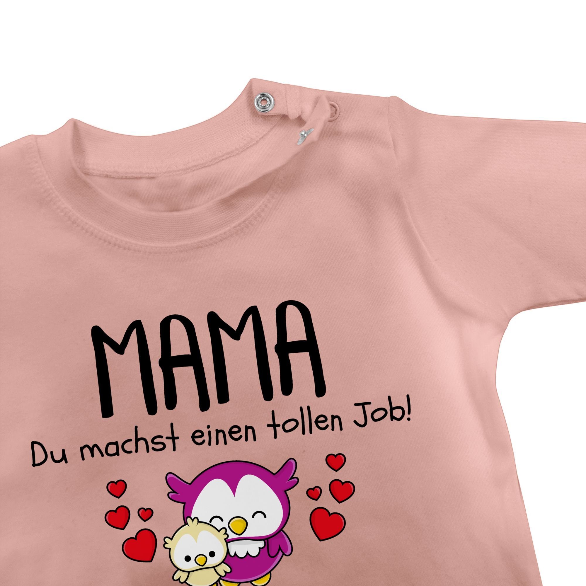 Muttertagsgeschenk Shirtracer 1. Babyrosa Muttertag - Mama T-Shirt Erster 2