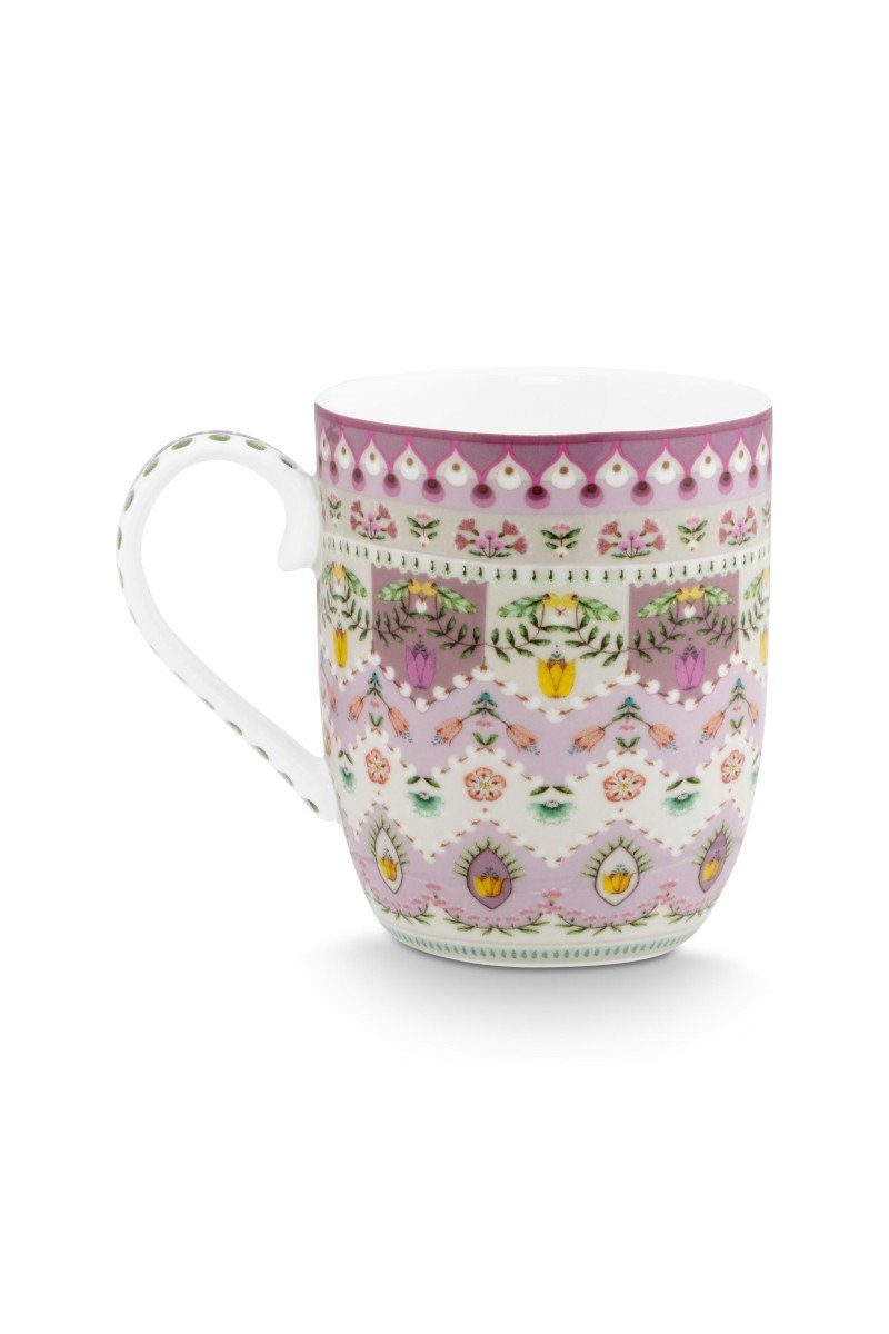 PiP Studio Tasse Lily&Lotus Tasse 145ml Set 2tlg, Porzellan, Set/2 Mugs Small Lily&Lotus 145ml