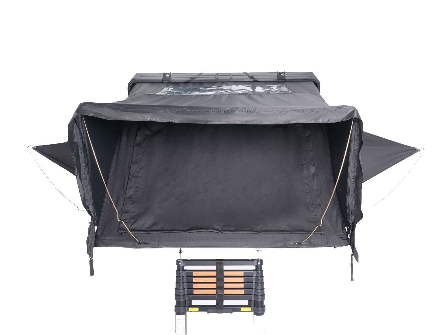 bene living Dachzelt Aluminium Hybriddachzelt AeroSummit Fold #3 by Camper's Delight, Personen: 2, inkl. Matratze, Windschutzmarkise und Leiter