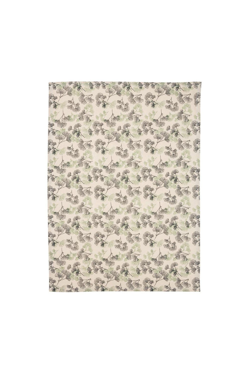 Tranquillo Geschirrtuch aus Bio-Baumwolle LEAVES 70x50 cm floral integrierte Aufhängung, GOTS-zertifiziertes Geschirrtuch aus 100% Bio-Baumwolle