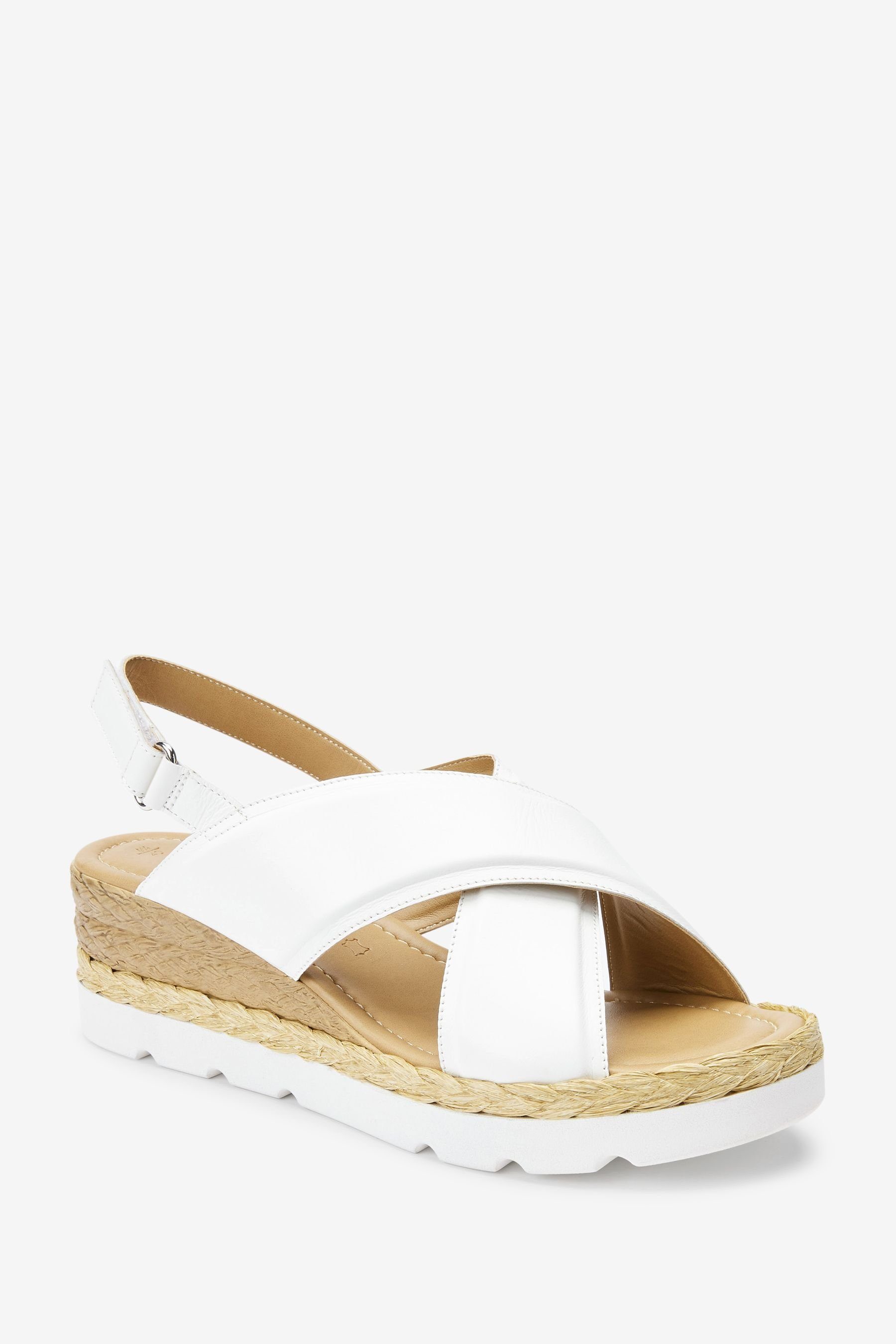 Next Forever (1-tlg) Comfort Sports Keilsandalette White Keilabsatzsschuhe