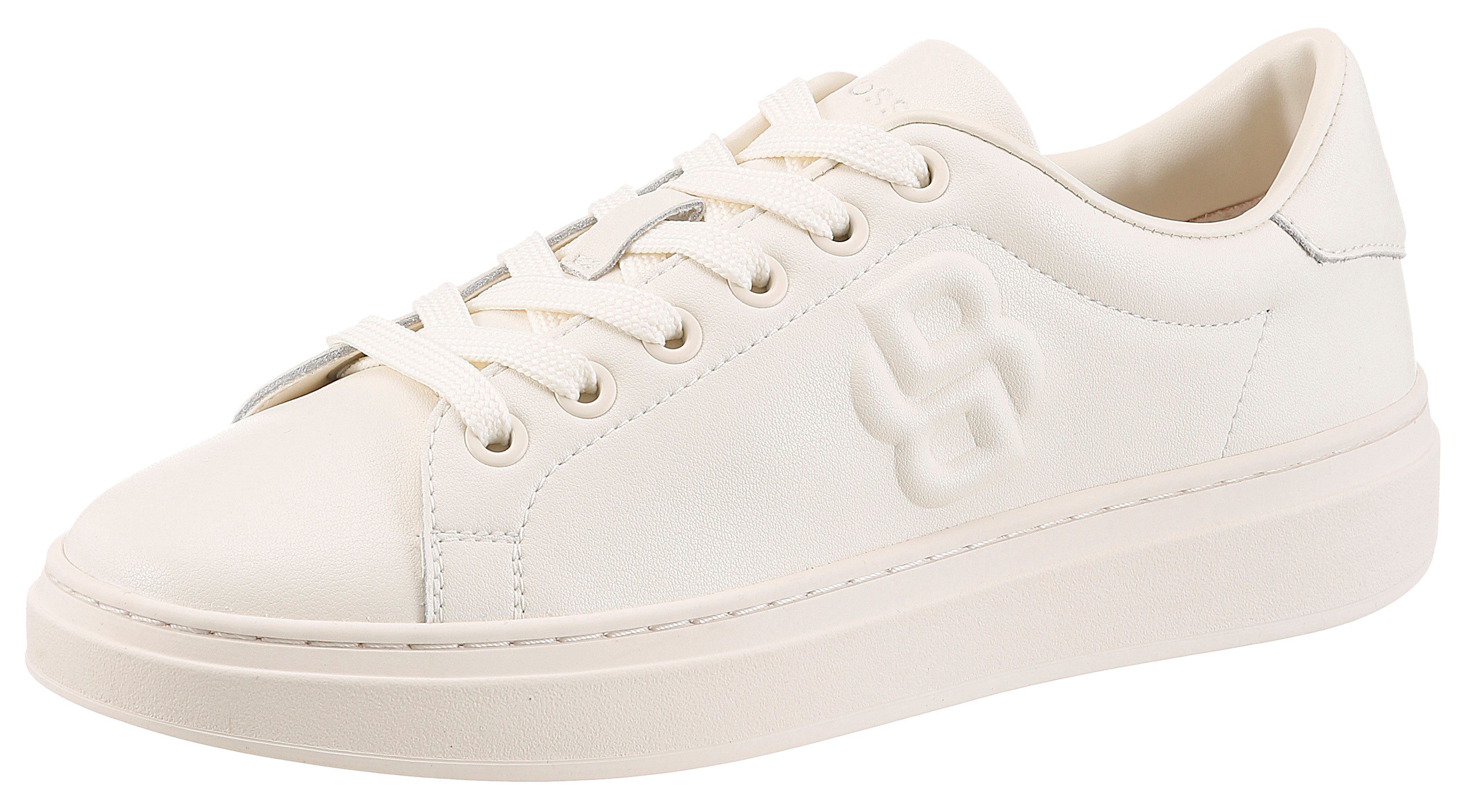 BOSS Kieran_Tenn Sneaker Schnürschuh, Halbschuh, Freizeitsneaker in monochromer Optik