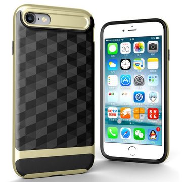 König Design Handyhülle Apple iPhone 8, Apple iPhone 8 Handyhülle Backcover Gold