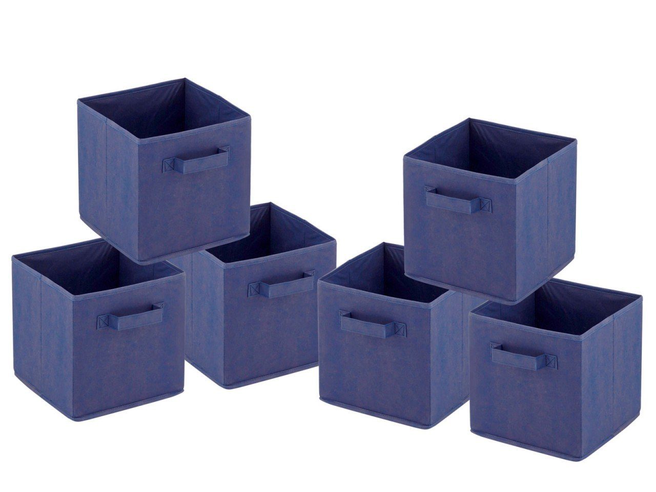 VCM® · 2er-Set Faltbox Klappbox „Boxas“ - ohne Deckel · 8 Farben