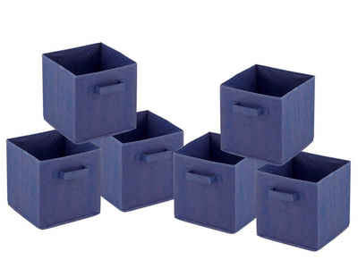 soma Aufbewahrungsbox Aufbewahrungsboxen faltbar Faltbox 26x26x26 cm 6er Pack Aufbewahrungs