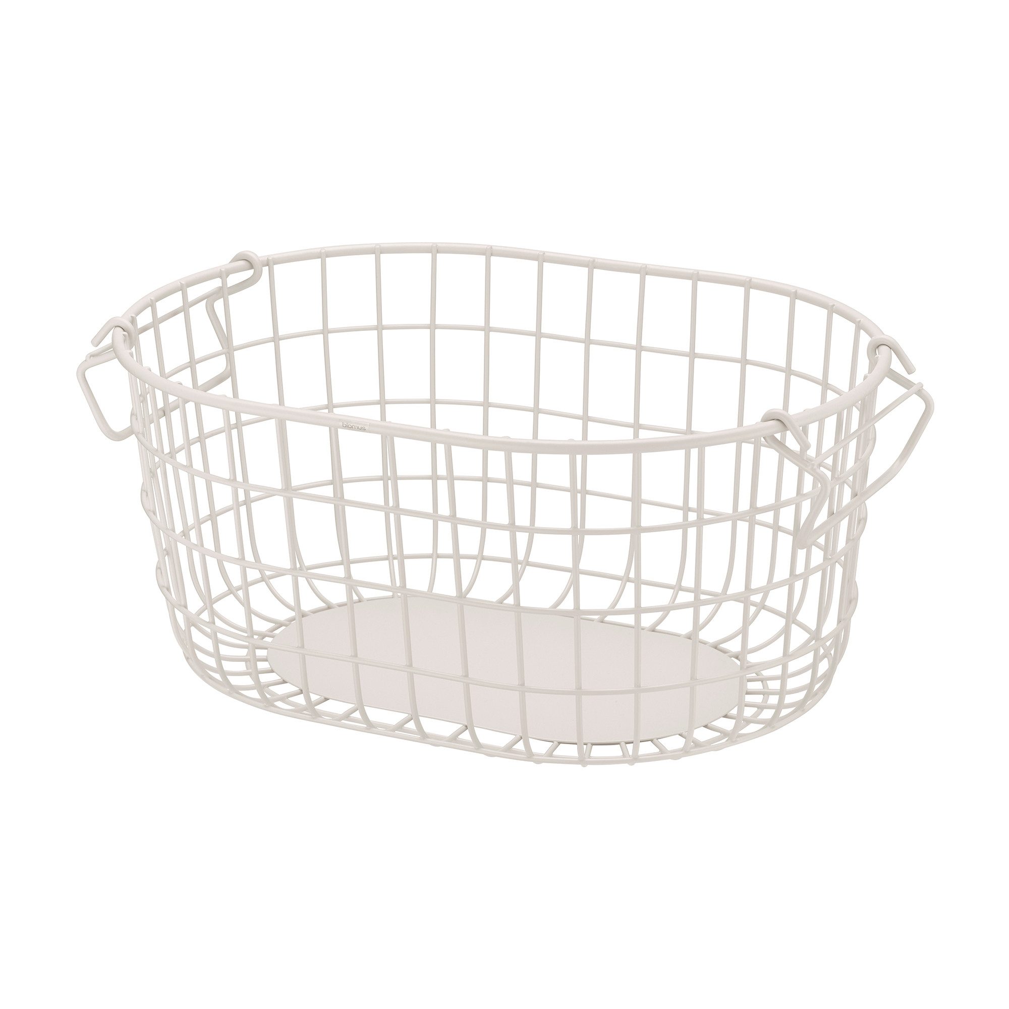 blomus Aufbewahrungskorb -KAGO- Aufbewahrungsbox, Gitterkorb, Organizer: moderner Drahtkorb (1 St), moderner Designfokus, Metall, Henkel zum Tragen, Stapelbar