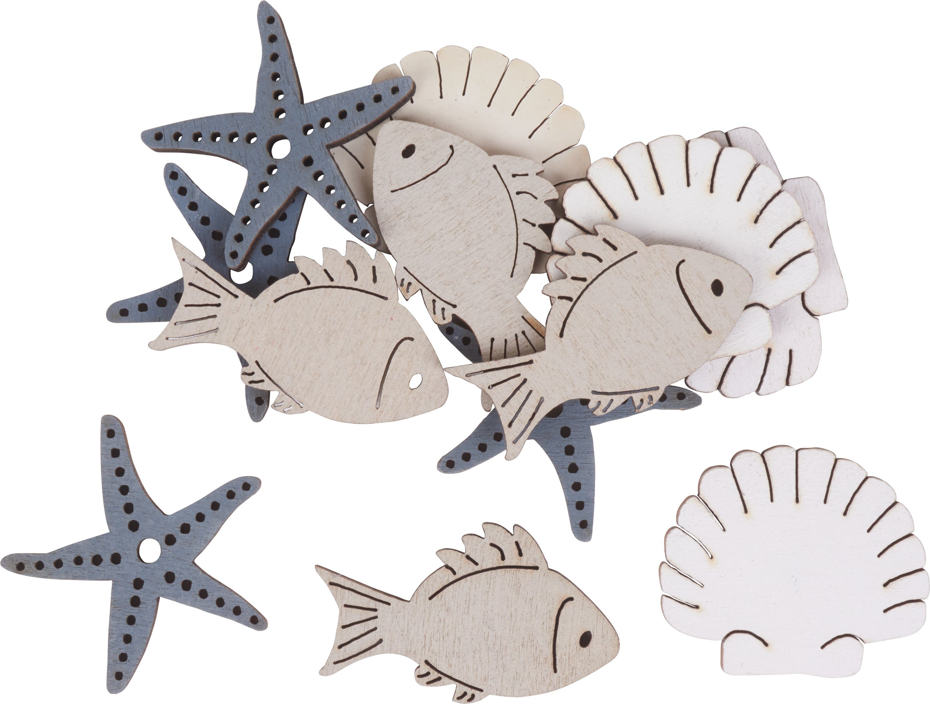 HobbyFun Streudeko, 2,5 cm - 3,5 cm, 12 Stück