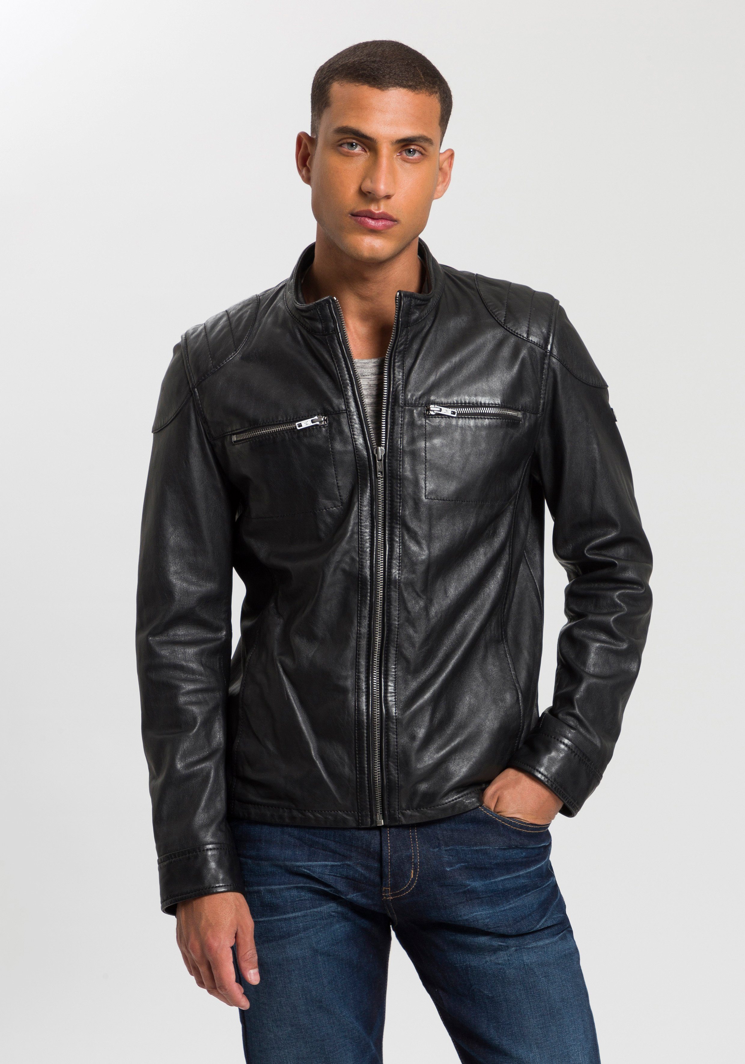 Lederjacke Flint