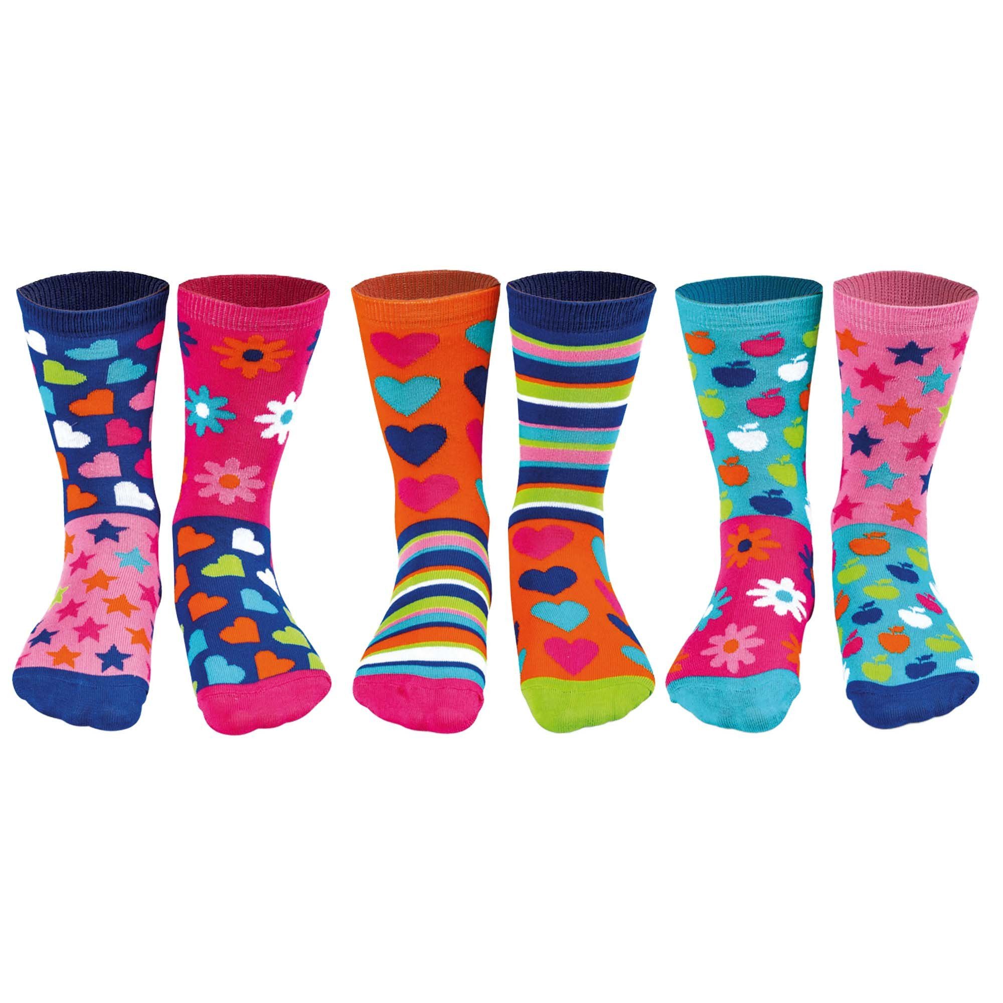 United Oddsocks Freizeitsocken Unisex Socken 3er Pack Baumwolle (Packung, 3er Pack)