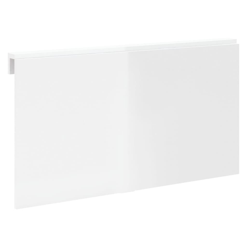 (1-St) Hochglanz-Weiß vidaXL cm Holzwerkstoff Hochglanz-Weiß Klapptisch | Wand-Klapptisch 100x60x56 Hochglanz-Weiß