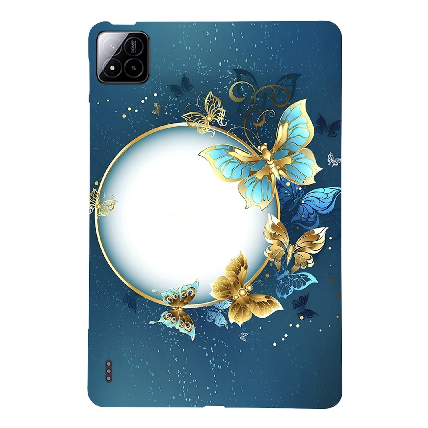 Wigento Tablet-Hülle TPU Motiv für Xiaomi Pad 8 / 8 Pro / Pad 7 7 Pro Schmetterling Design, TPU-Hülle mit hochwertigem Motiv
