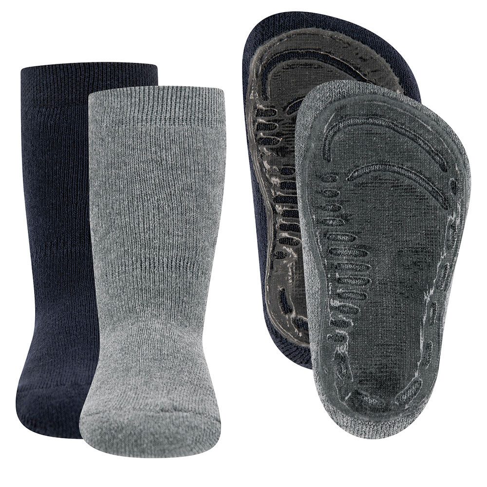 Ewers ABS-Socken Stoppersocken 2er Pack Uni (2-Paar)