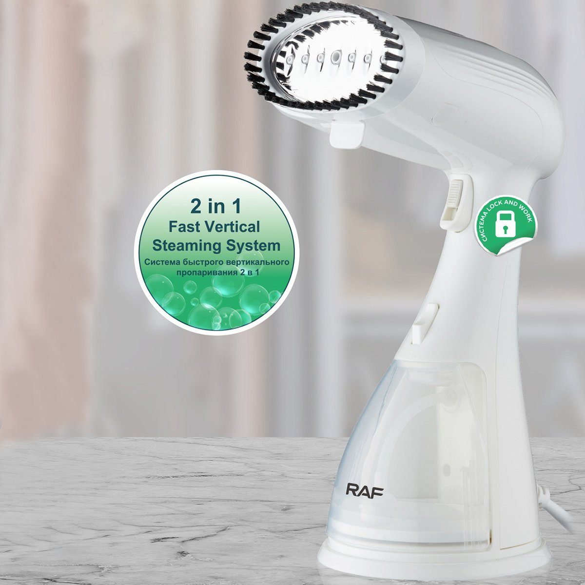 autolock Reisebügeleisen Пароход Dampfbügeleisen 1500W 150ml Пар Dampfbürste, Kleidung & Hemden bügeln Dampfreiniger