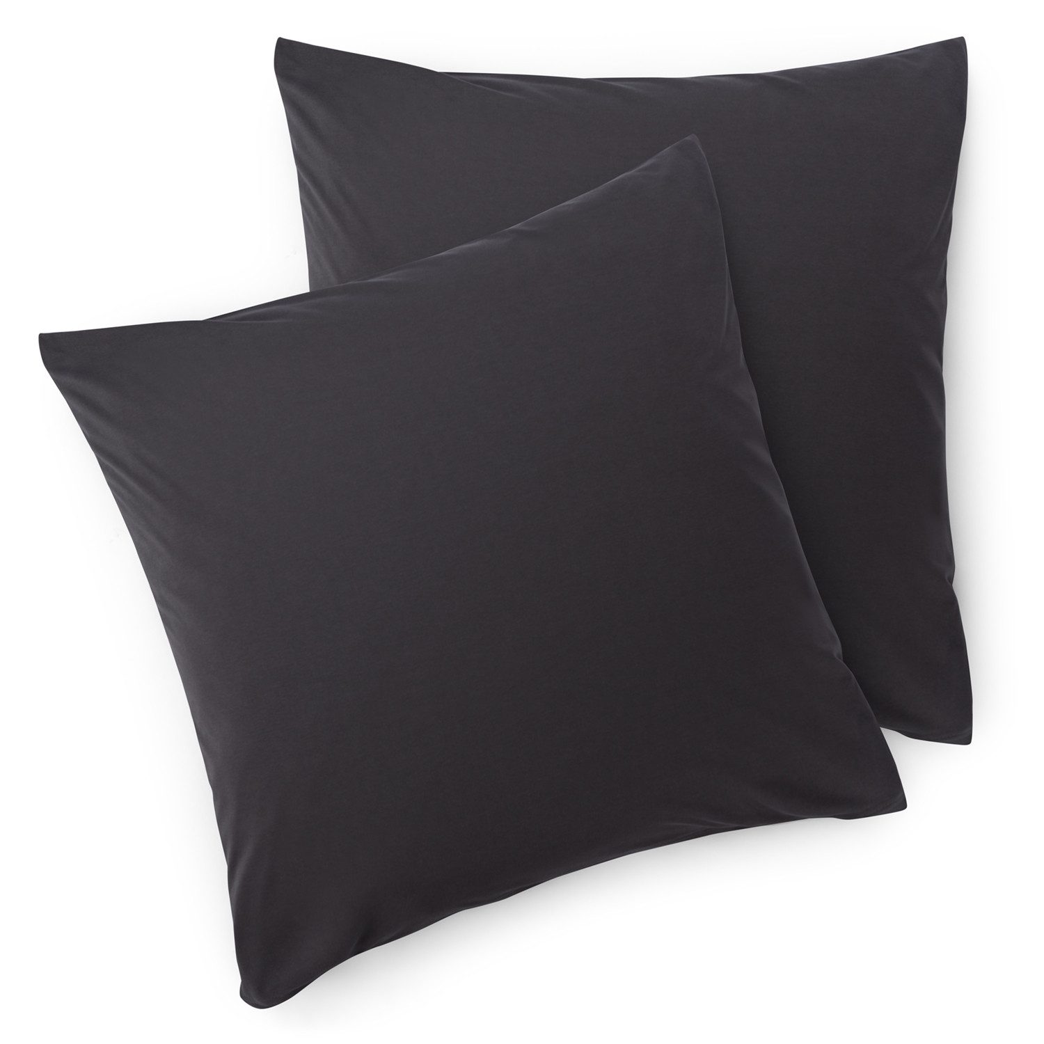 Blumtal Kissenbezug Premium Jersey 2er Set, Oeko-Tex Zertifiziert, (2 Stück), 100% Baumwolle