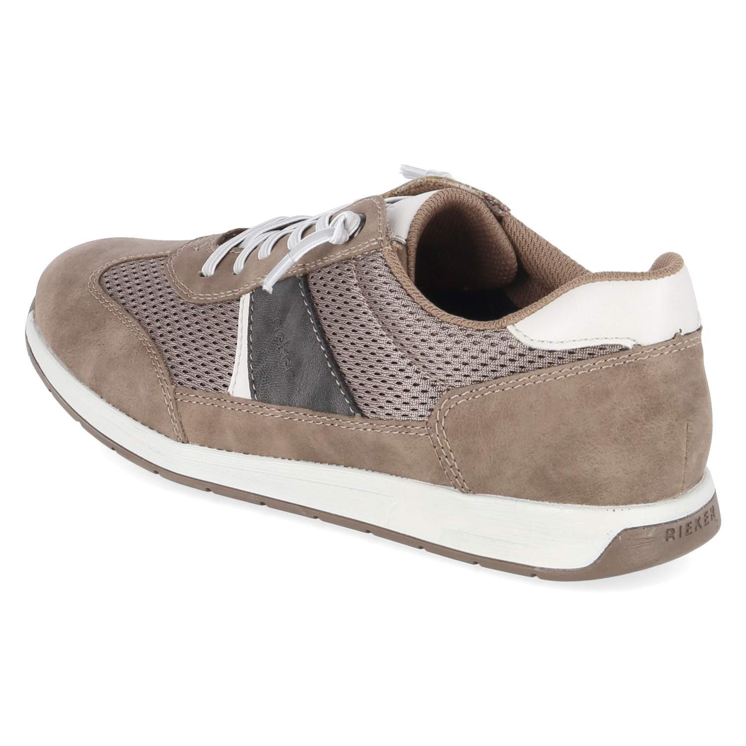 Rieker Rieker 11960-64 Herren Textil & Synthetik beige Schnürschuh