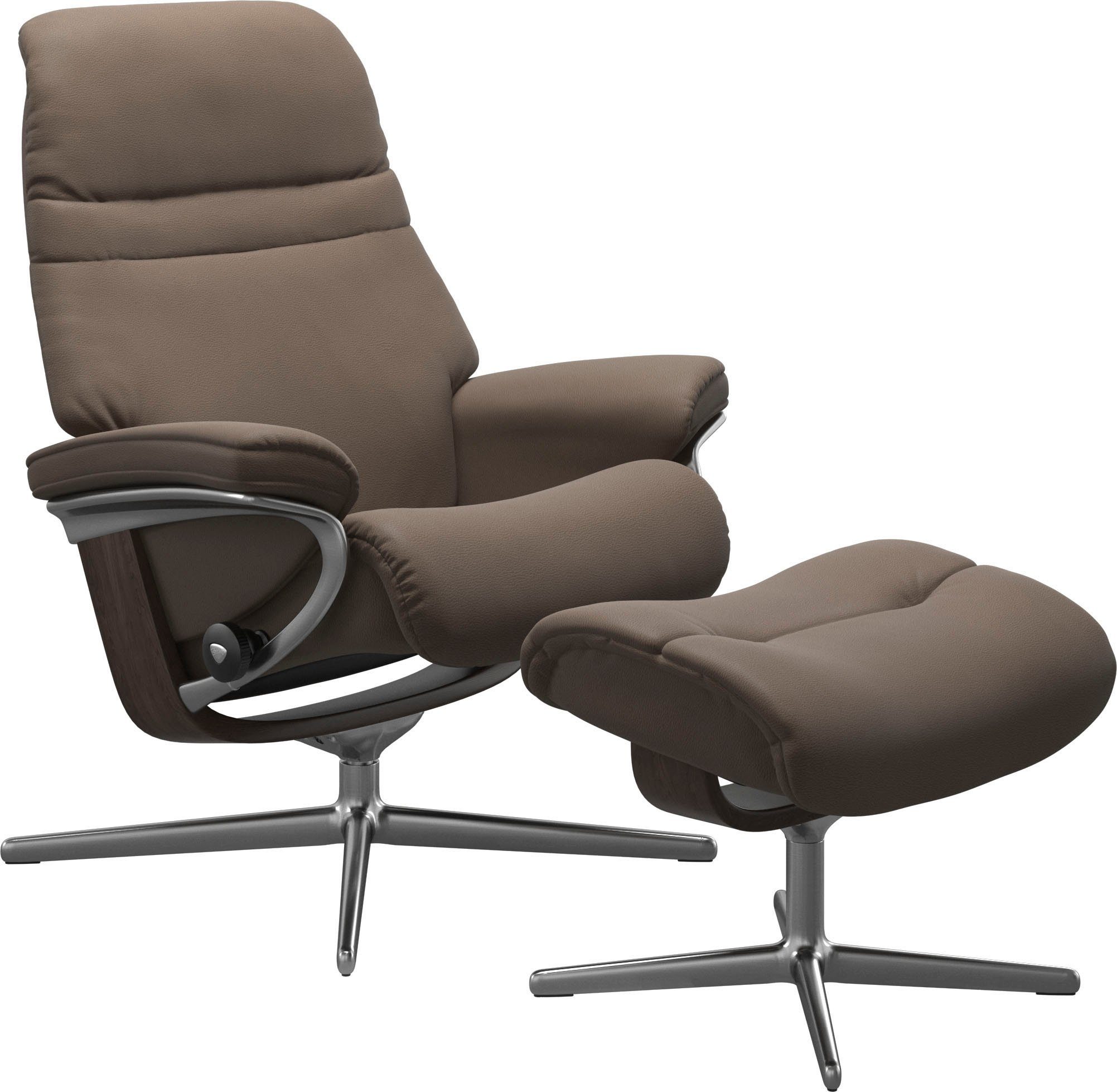 Stressless® Relaxsessel Sunrise, mit Cross Base, Größe S, M & L, Holzakzent Wenge