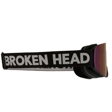 Broken Head Motorradbrille MX-Struggler Rose, Magnetische Gläser