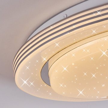 hofstein Deckenleuchte LED Sternen Himmel Decken Lampe dimmbar Wohn Schlaf Kinder Zimmer