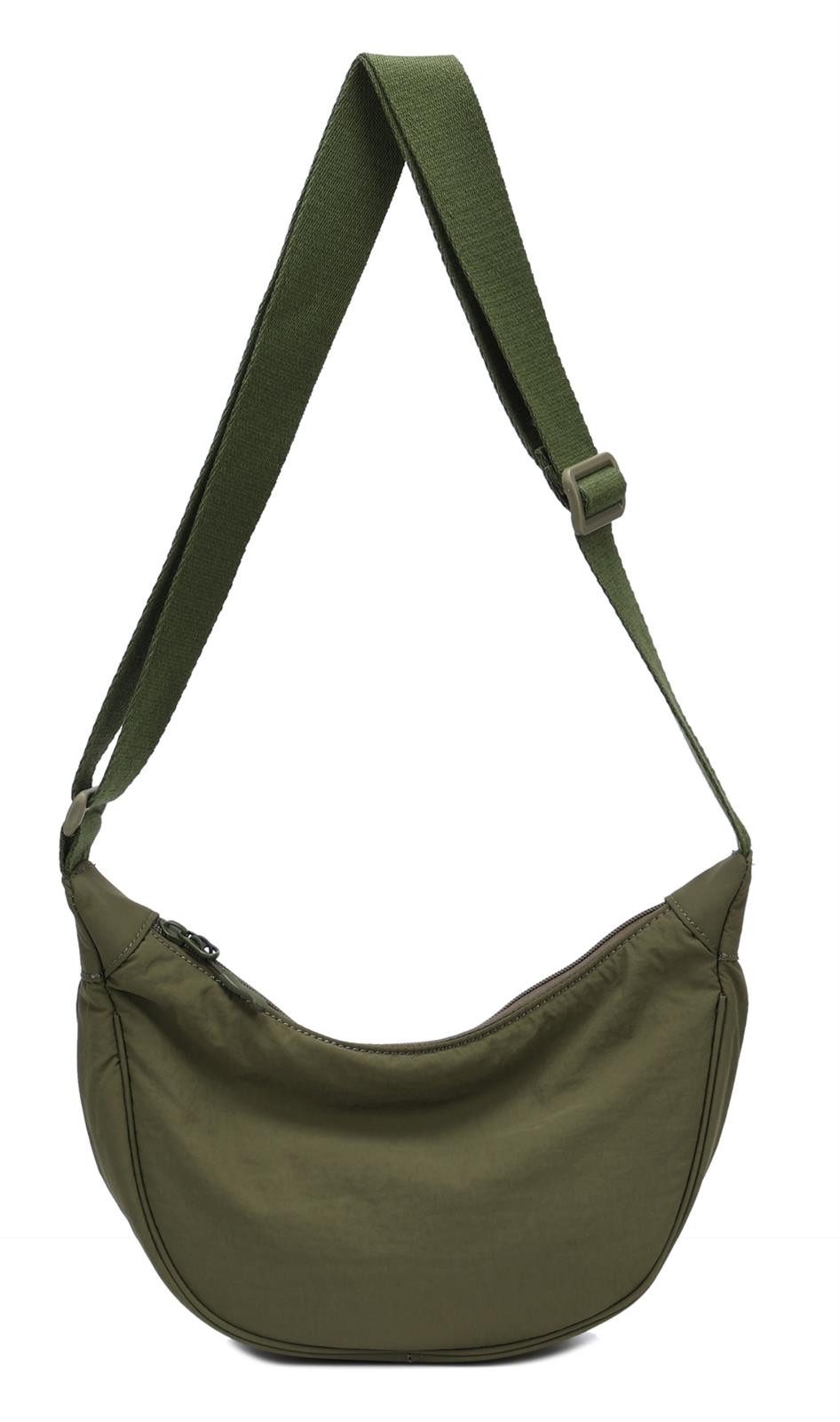 Schultertasche Damen Tasche Runde Brusttasche MOON Bag CrossBody Crossover Nylon