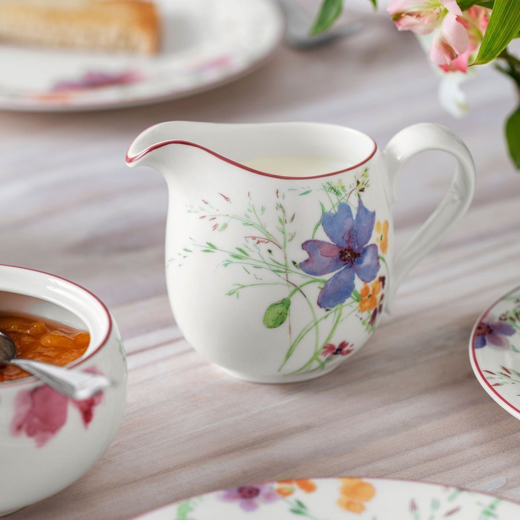 Villeroy & Boch Milchkännchen Mariefleur Milchkännchen, (1-St), Premium Porcelain, mikrow.- & spülm.sicher, Made in Germany