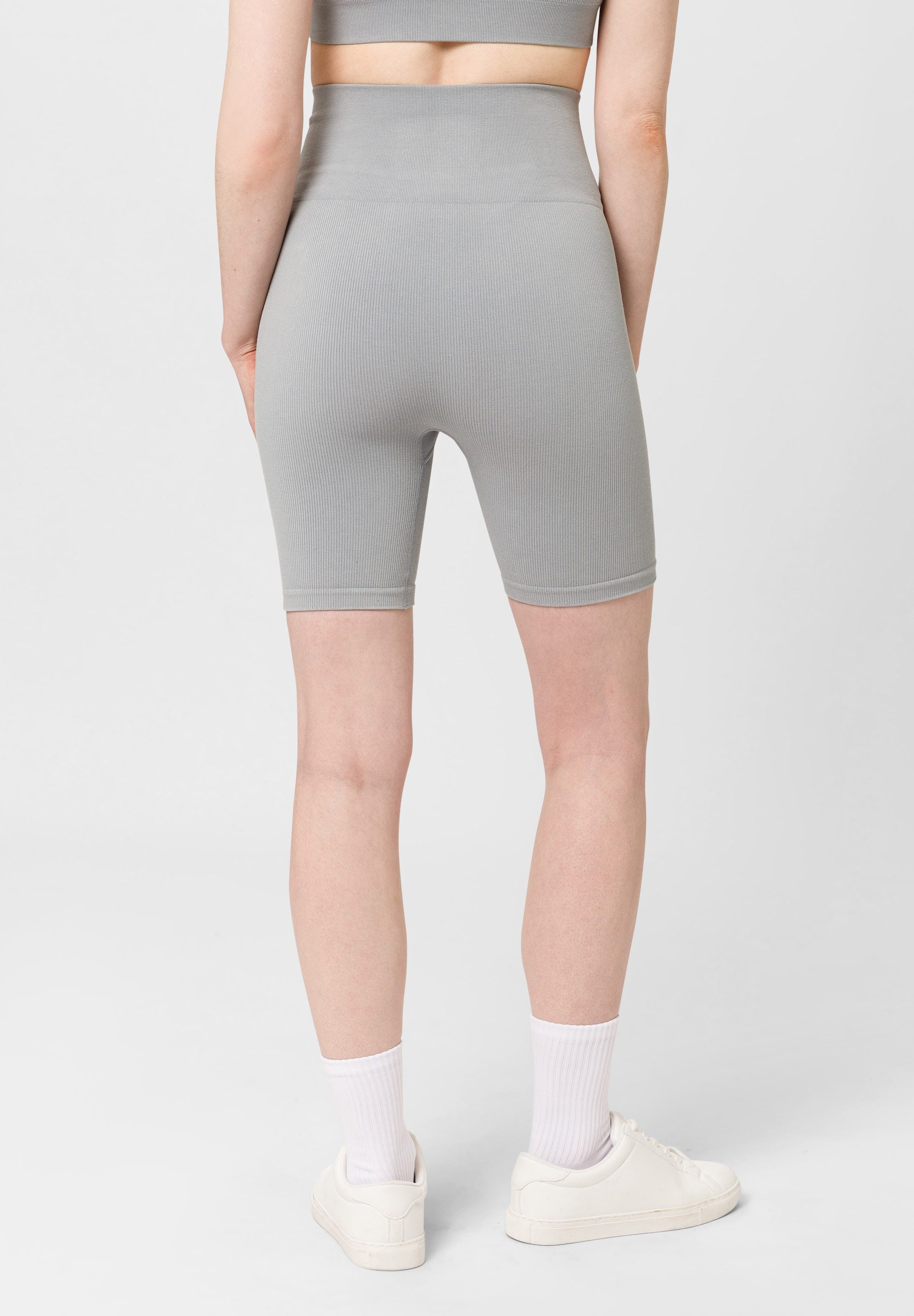 Les Lunes Shorts FORM Short Leggings Rib Seamless Seamless Athleisure Radler Shorts mit gerippter Struktur