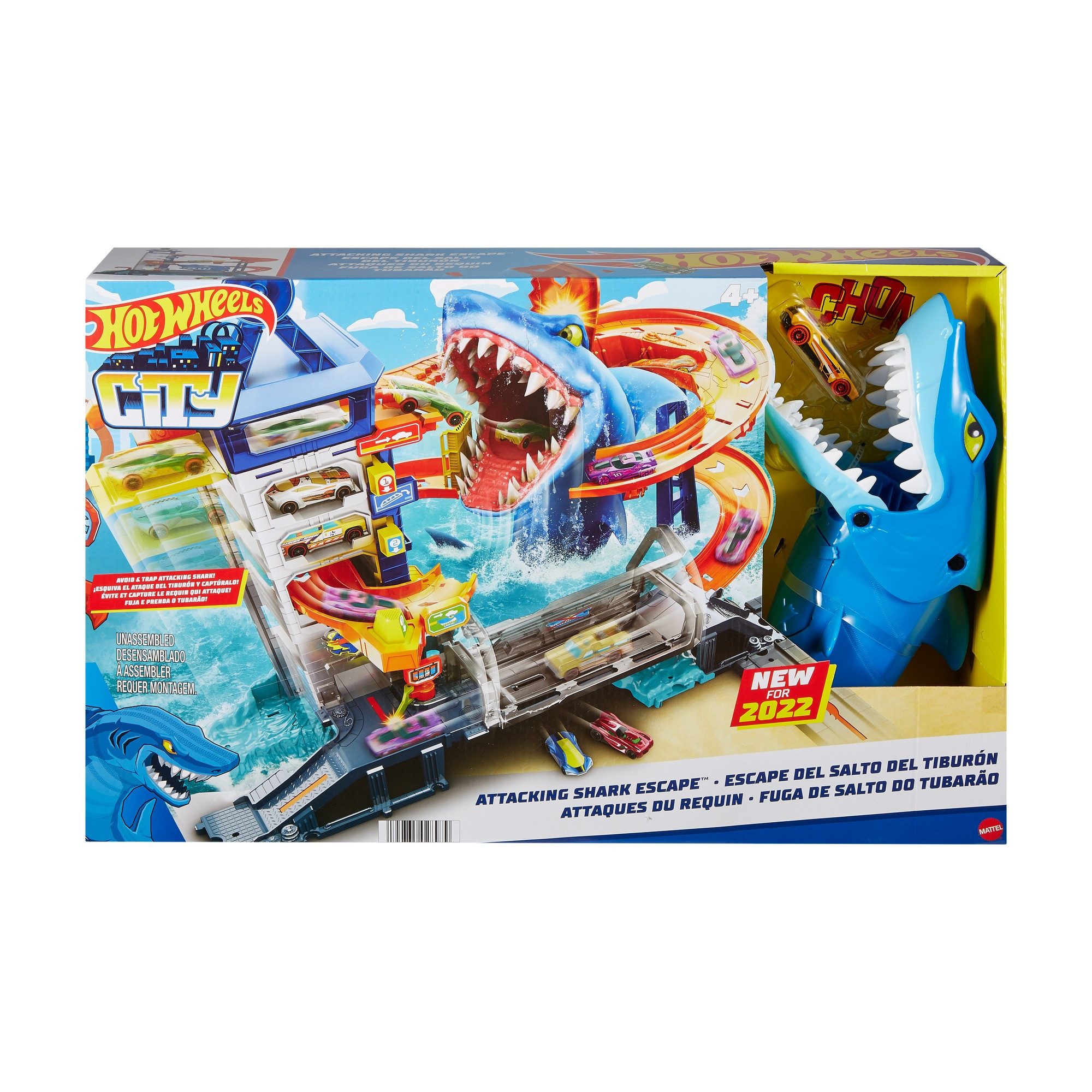 Hot Wheels Autorennbahn City, (21-tlg)
