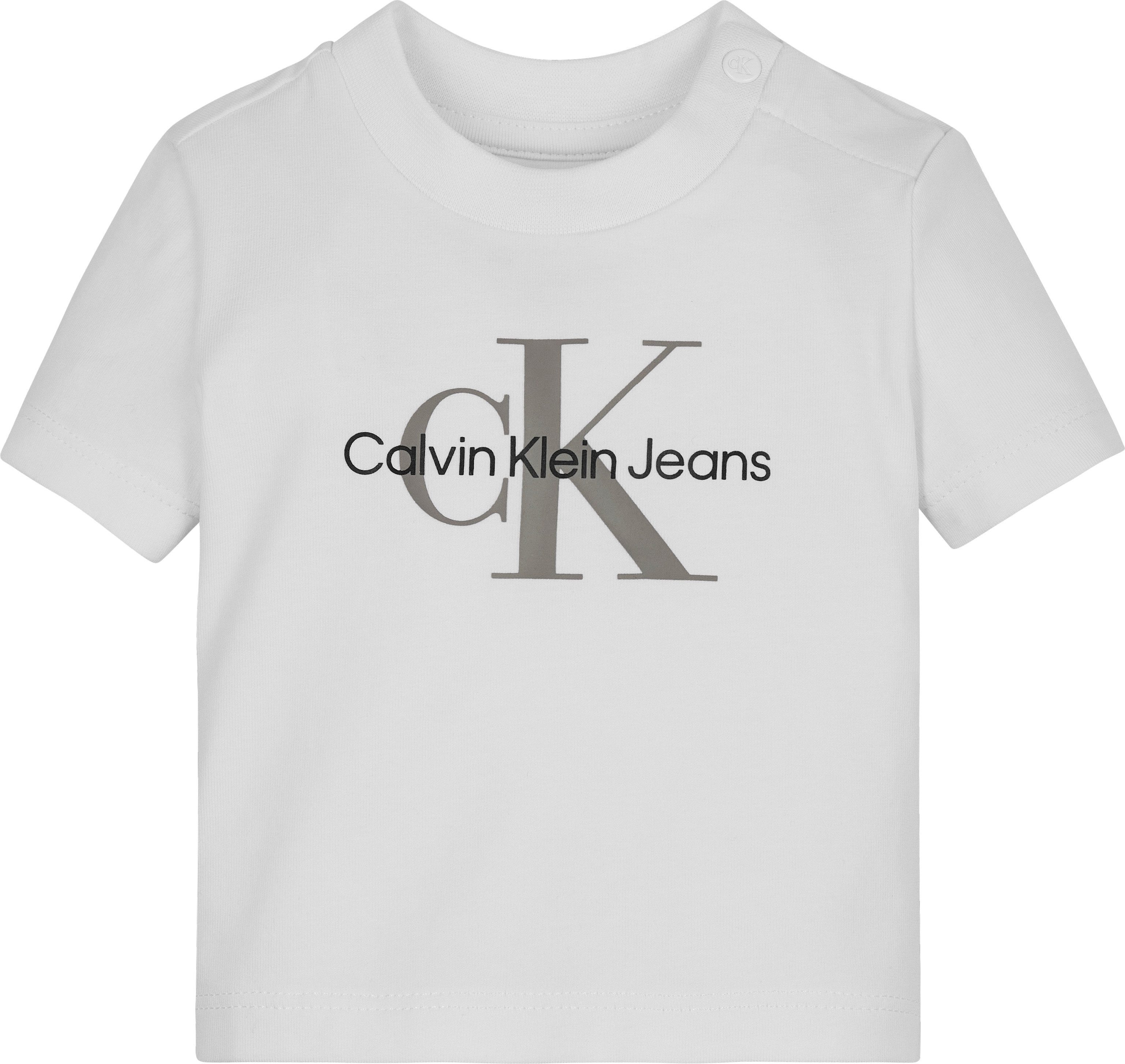 Calvin Klein Jeans T-Shirt MONOGRAM SS T-SHIRT für Babys bis 2 Jahre, mit Logo-Druck